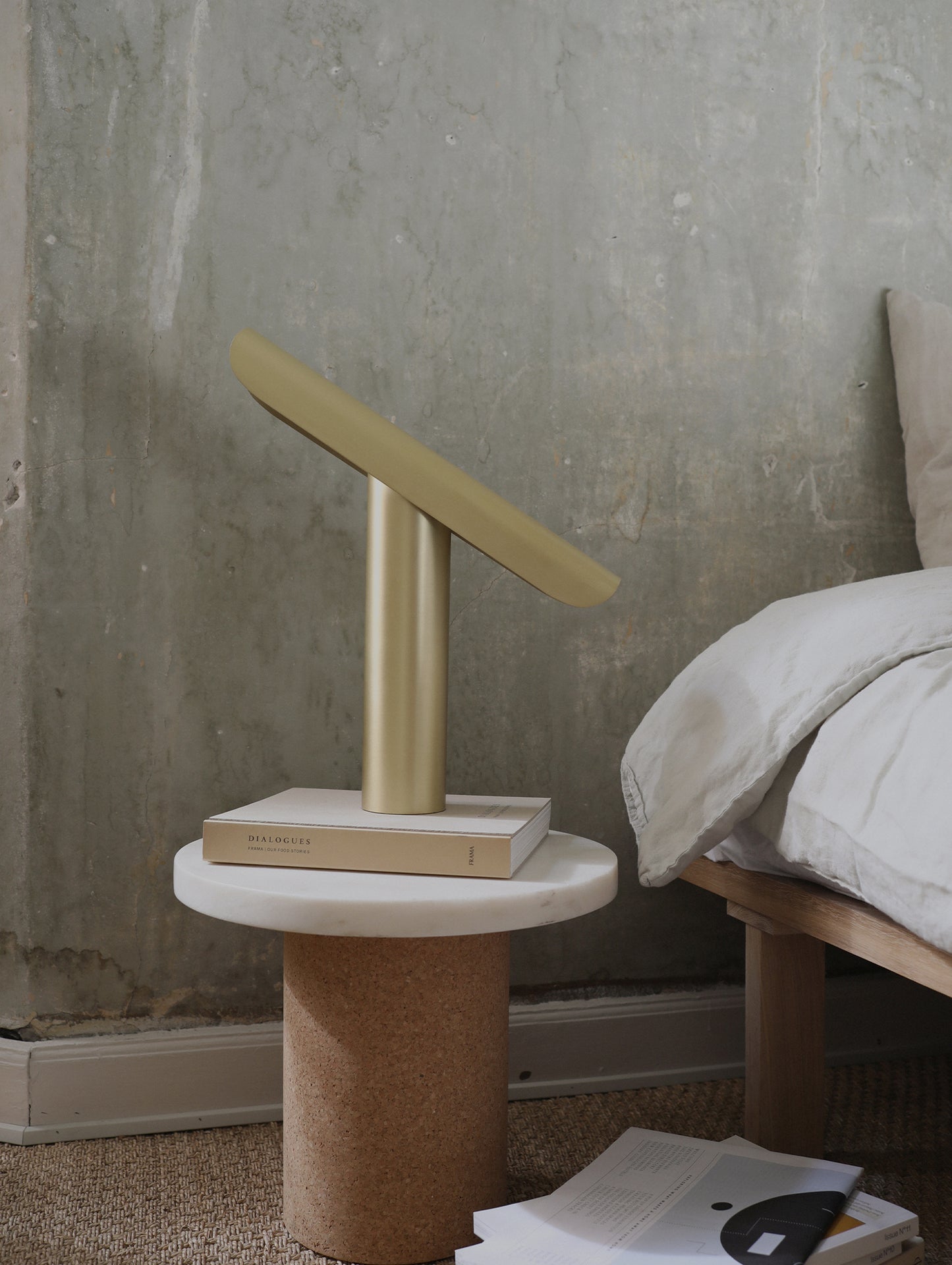 T Lamp by Frama - Brushed Brass