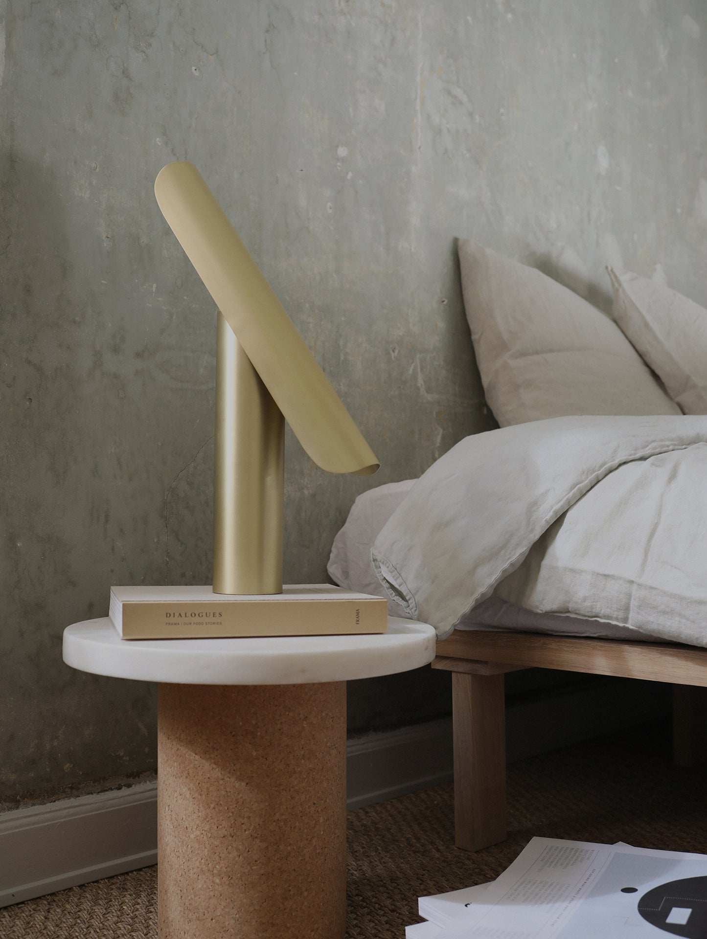 T Lamp by Frama - Brushed Brass