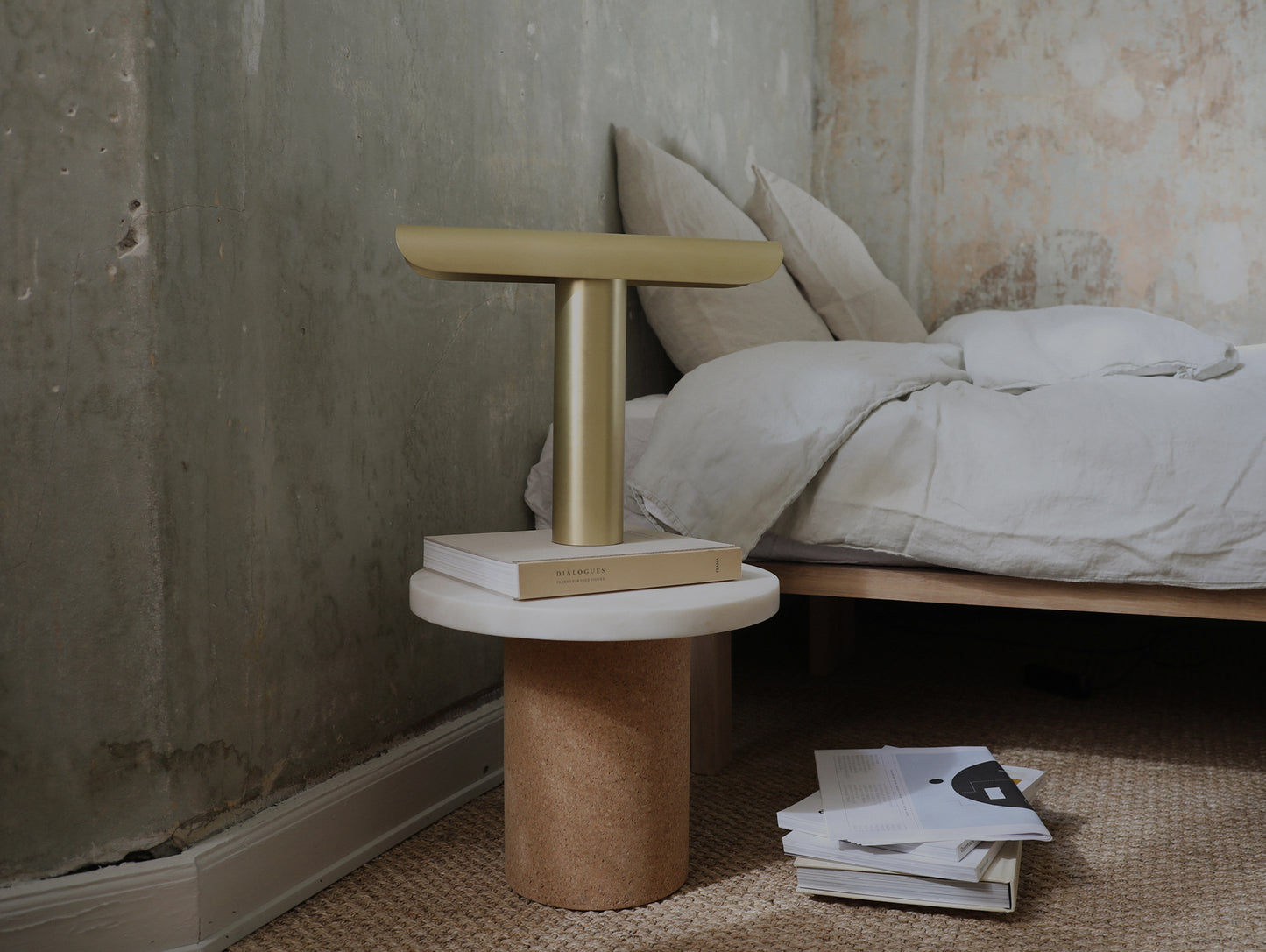 T Lamp by Frama - Brushed Brass