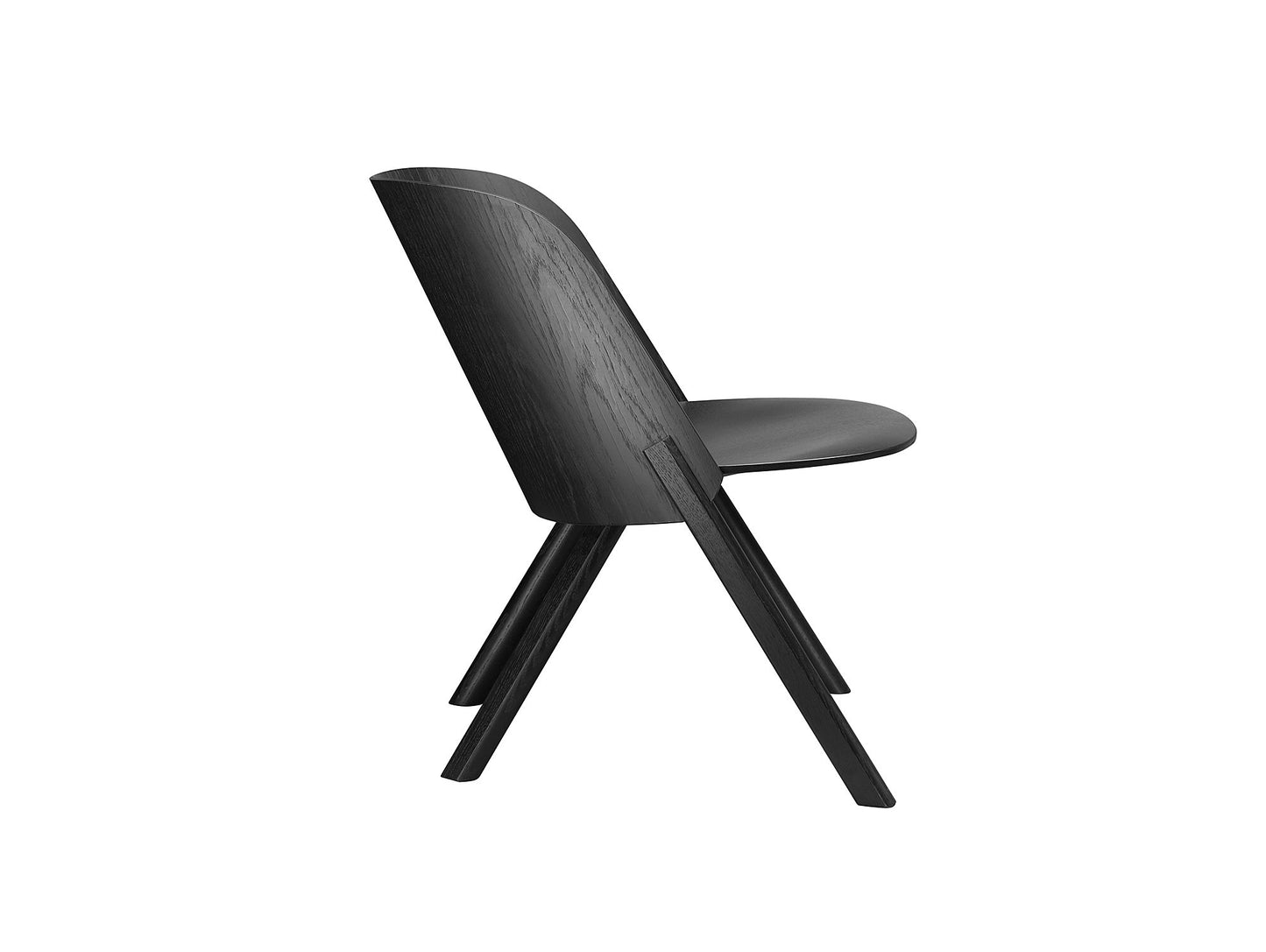 Black That Lounge Chair by e15