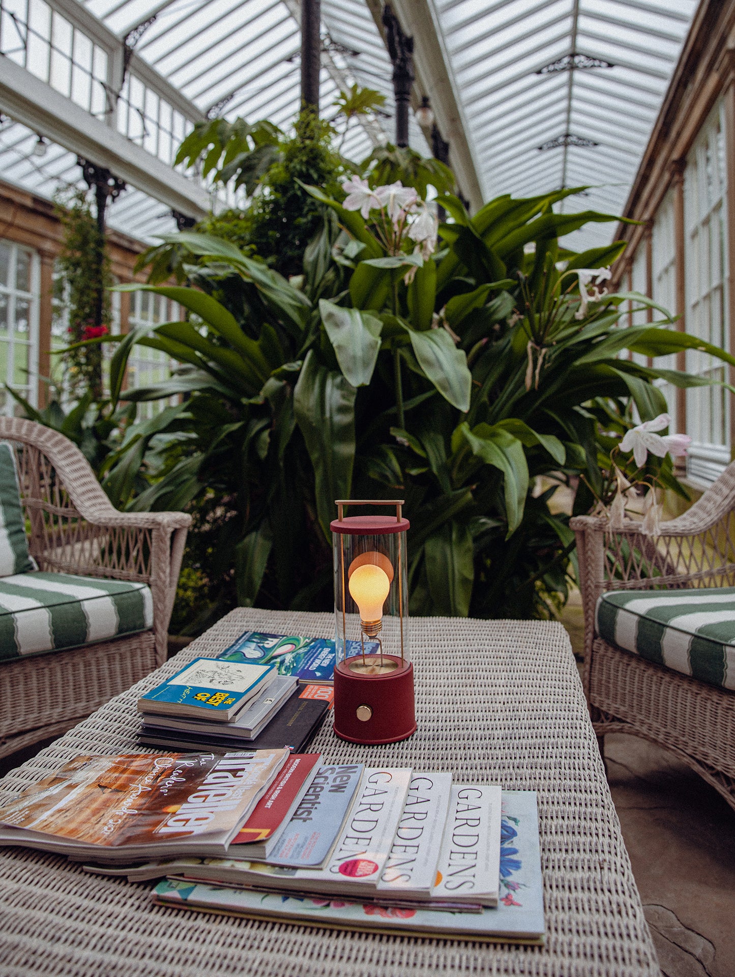 The Muse Portable Lamp in Pomona Red by Tala