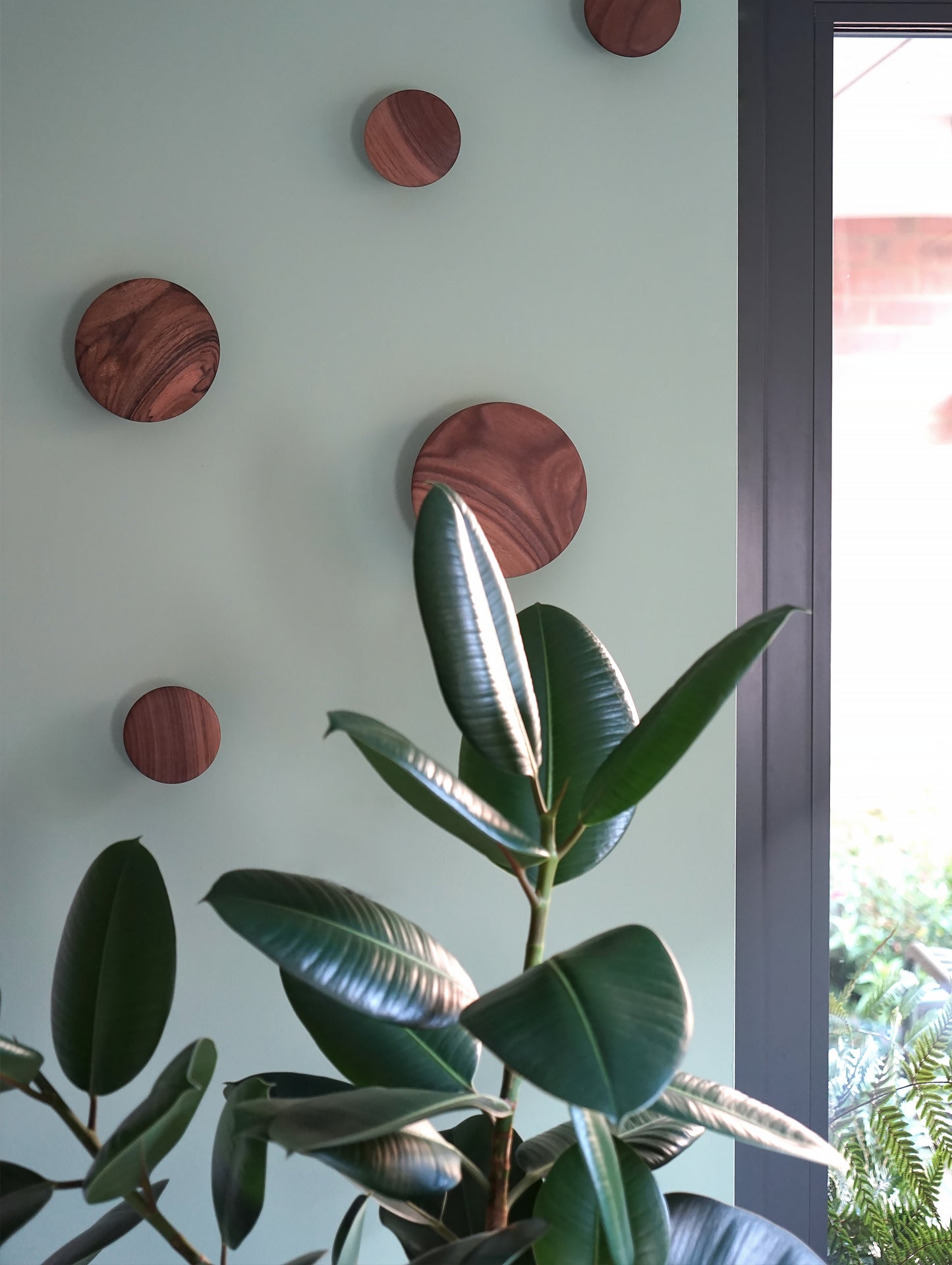 Muuto 'The Dots' Coat Hooks in Walnut