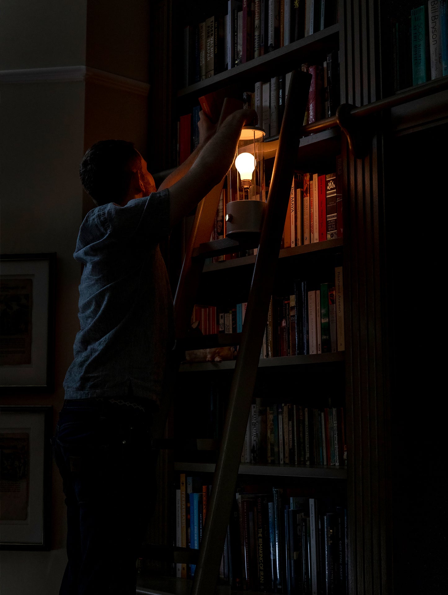 The Muse Portable Lamp in Candlenut White by Tala