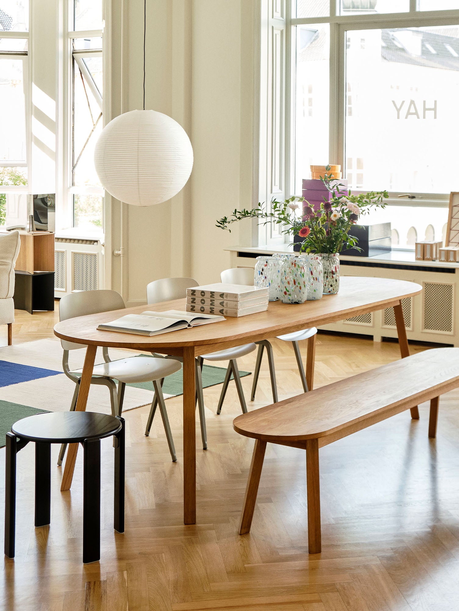 Triangle Leg Table for HAY - Oiled Oak / 200 cm