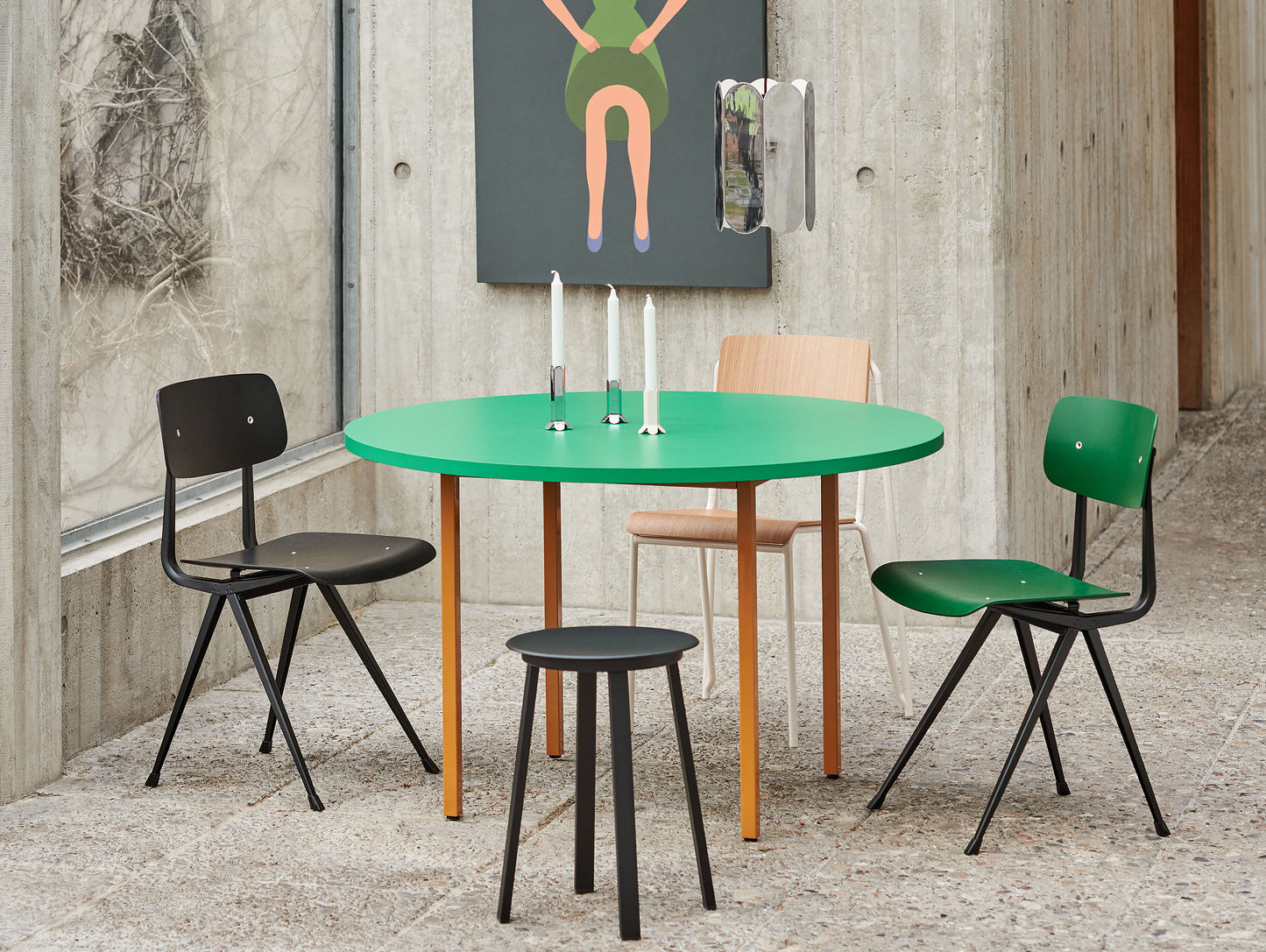 Two-Colour Table by HAY