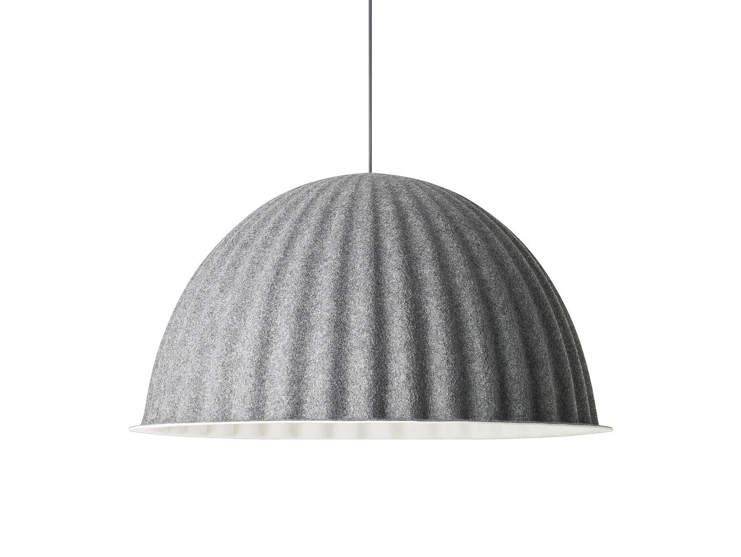 Muuto Under the Bell Pendant Light - Grey Melange 82 cm