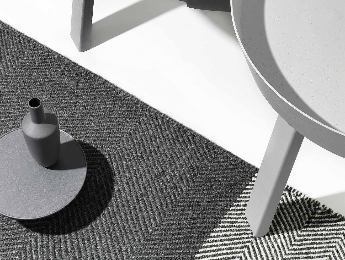 Dark Grey Varjo Rug by Muuto