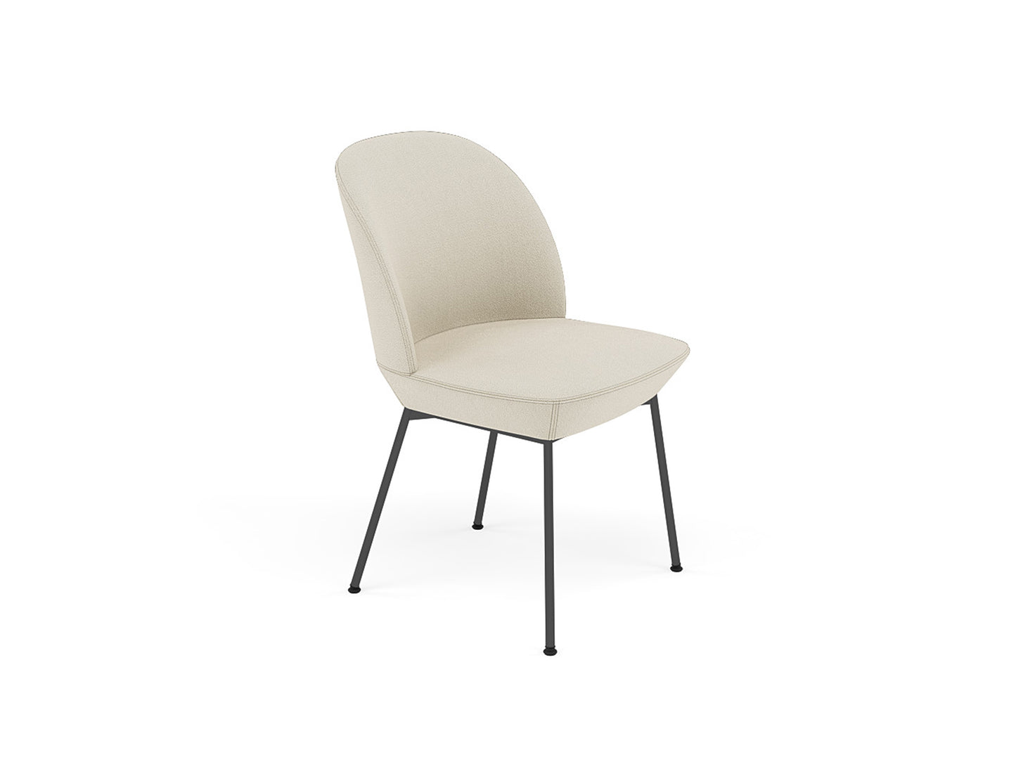 Oslo Side Chair by Muuto - Vidar 146 / Black Base