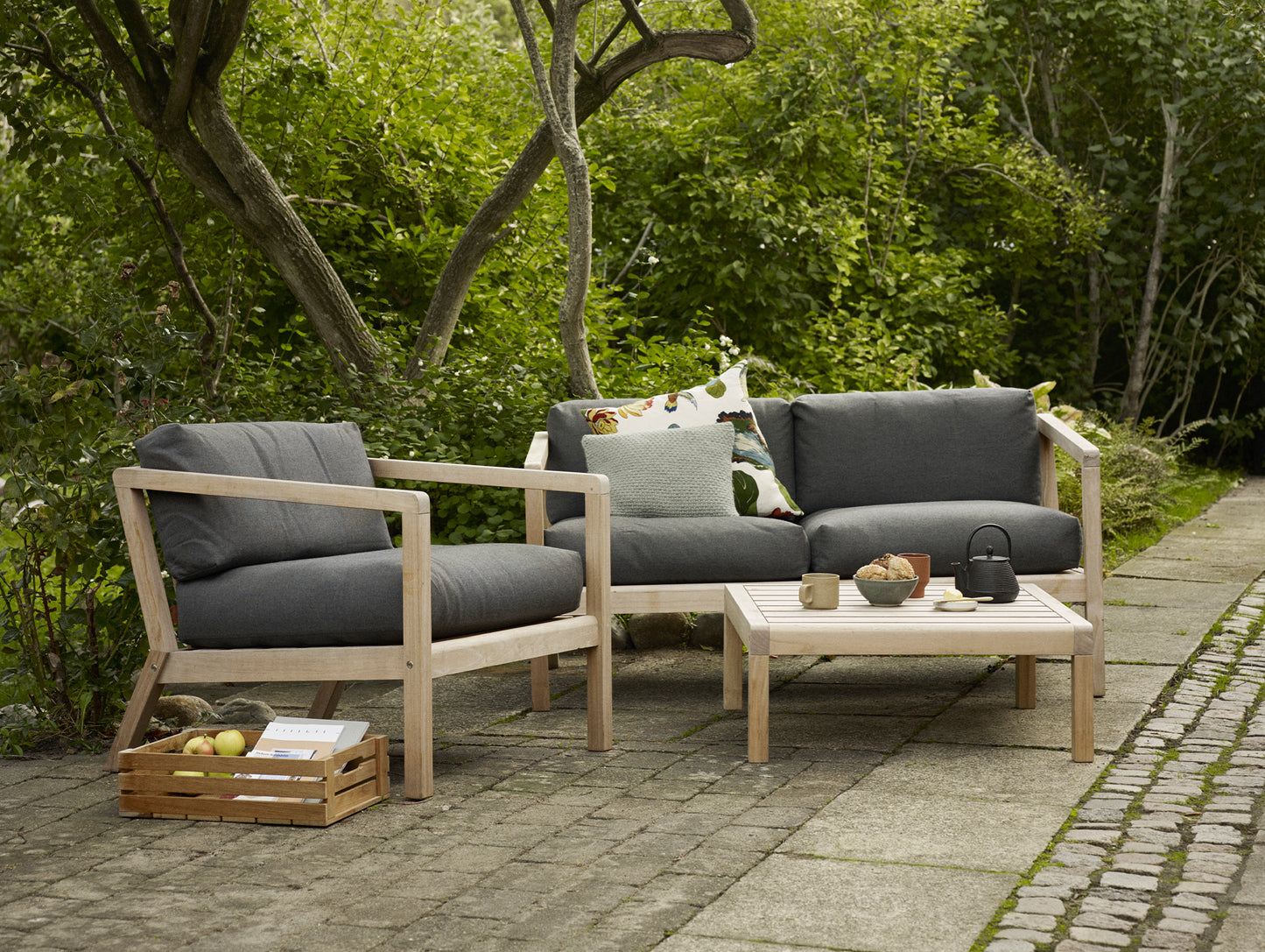 Virkelyst 2-Seater Sofa by Skagerak - Charcoal