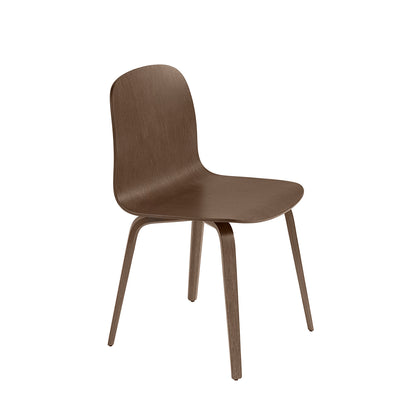 Visu Chair Wood Base by Muuto - Dark Brown Stained Oak
