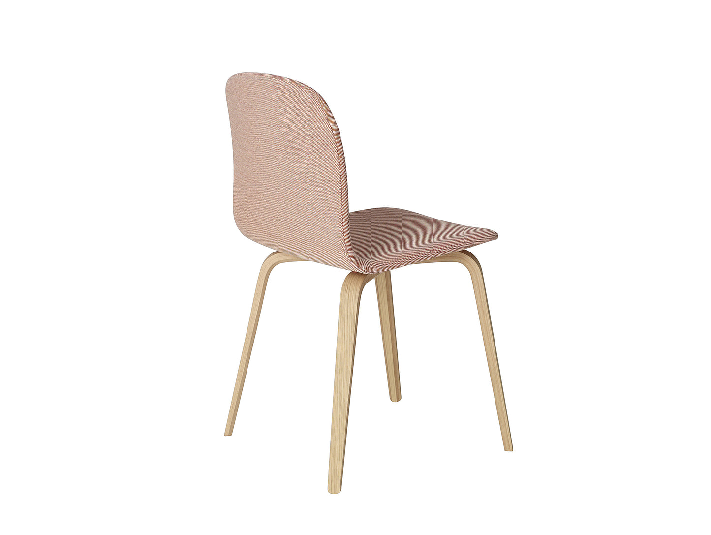 Oak Legs / Steelcut Trio 515 Visu Chair Wood Base Upholstered - Set of 2 by Muuto