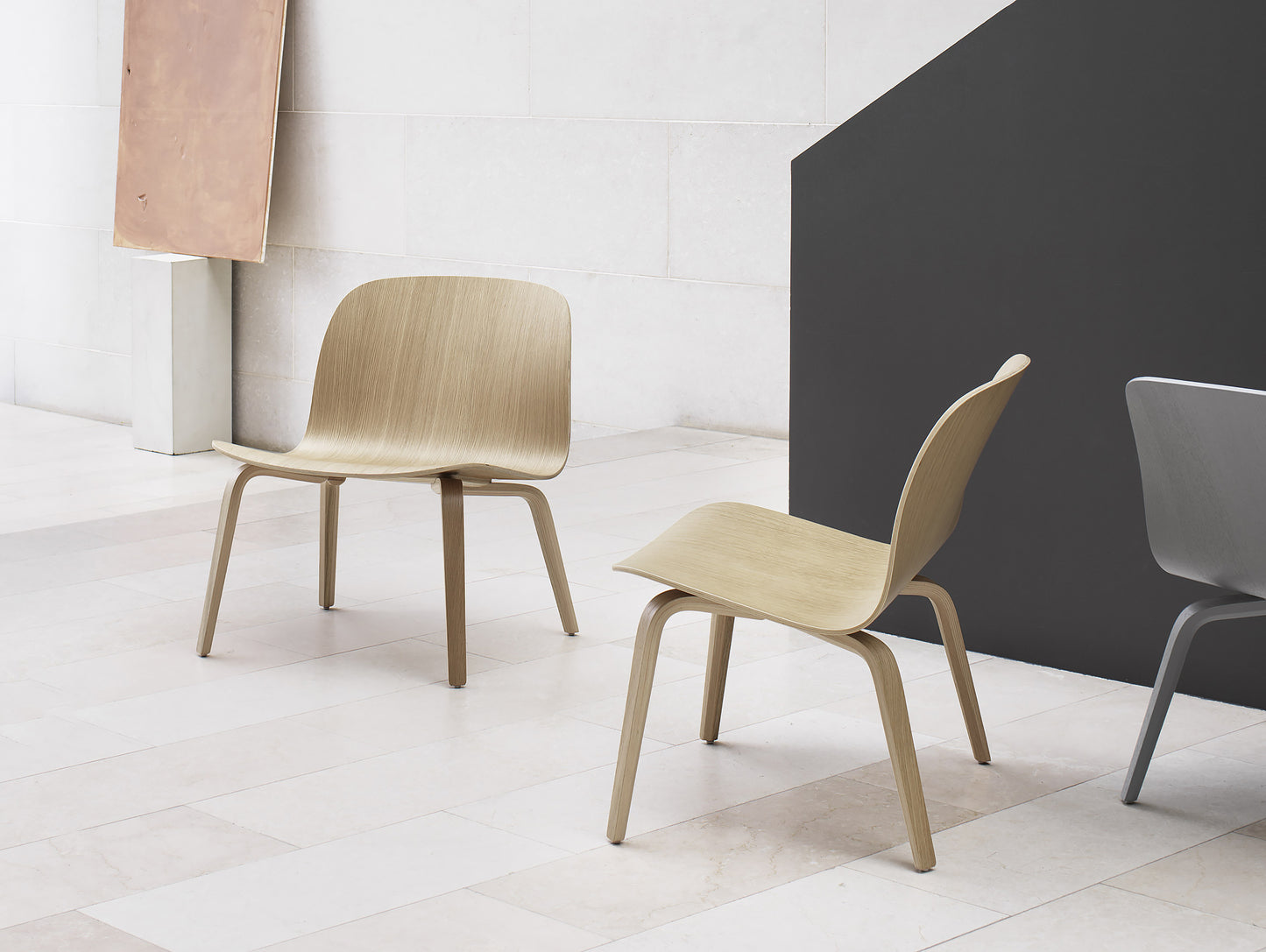 Visu Lounge Chair by Muuto - Oak