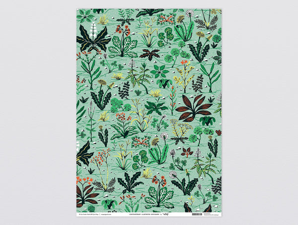 Weeds Wrapping Paper By Wrap · Really Well Made