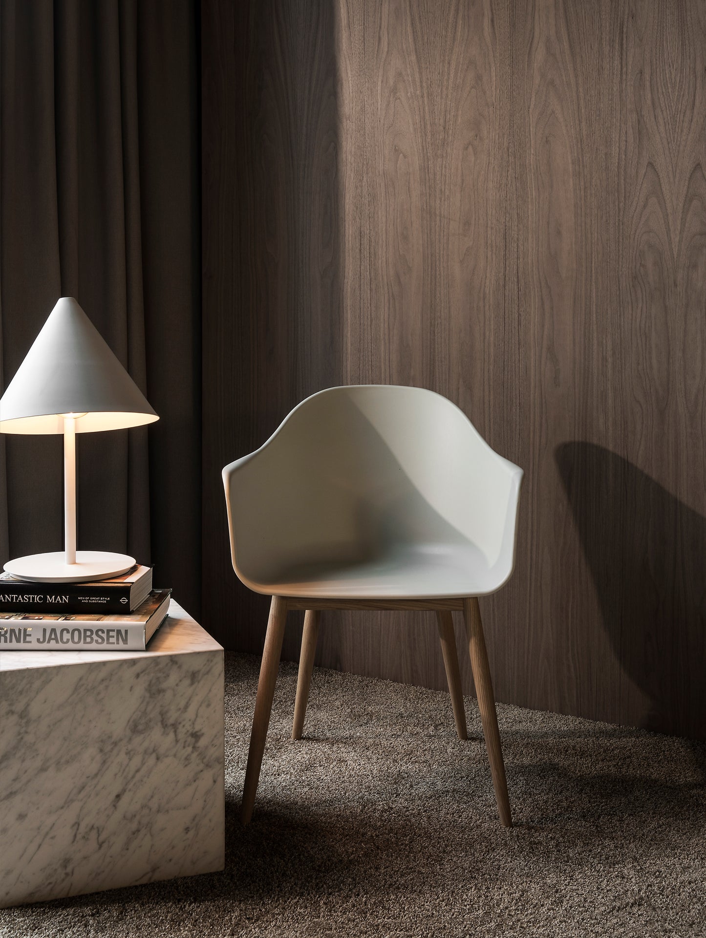 Plinth Cubic - Carrara Marble - by Menu