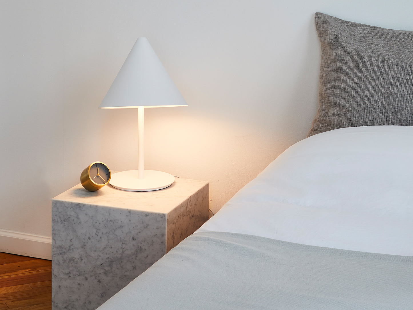 Plinth Cubic - Carrara Marble - by Menu