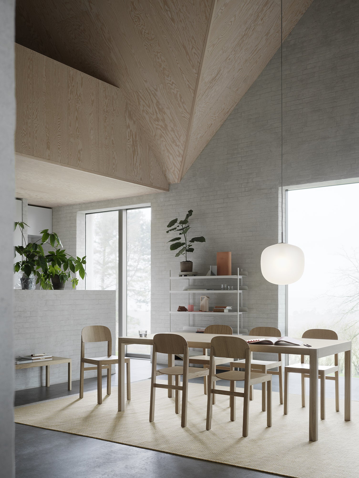 Rime Pendant Lamp by Muuto - 45 cm / Grey