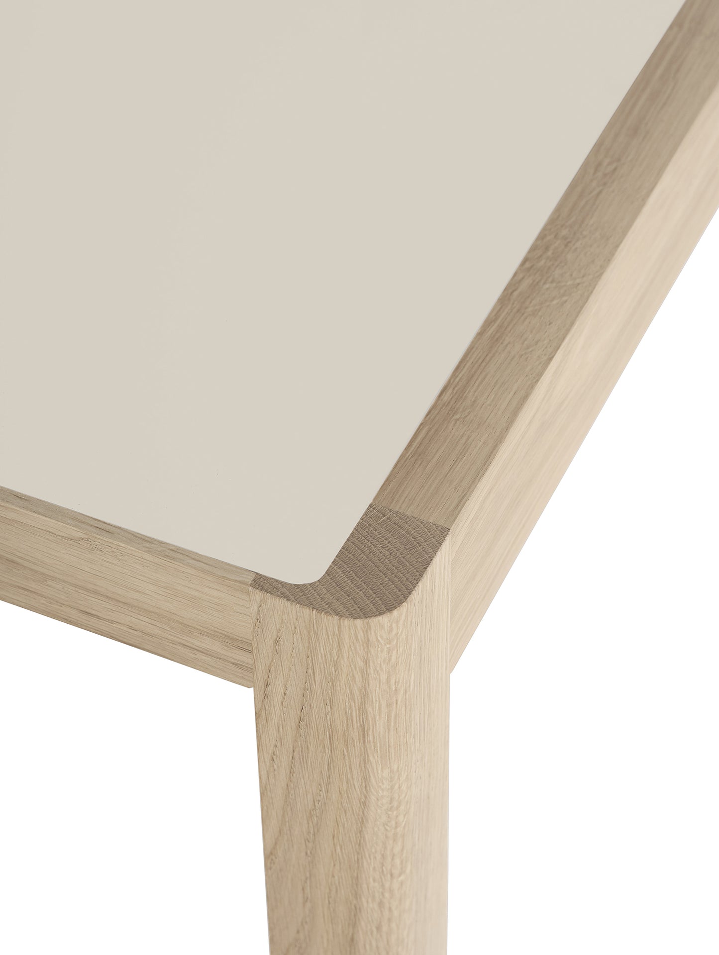 Workshop Table by Muuto -Warm Grey Linoleum Top