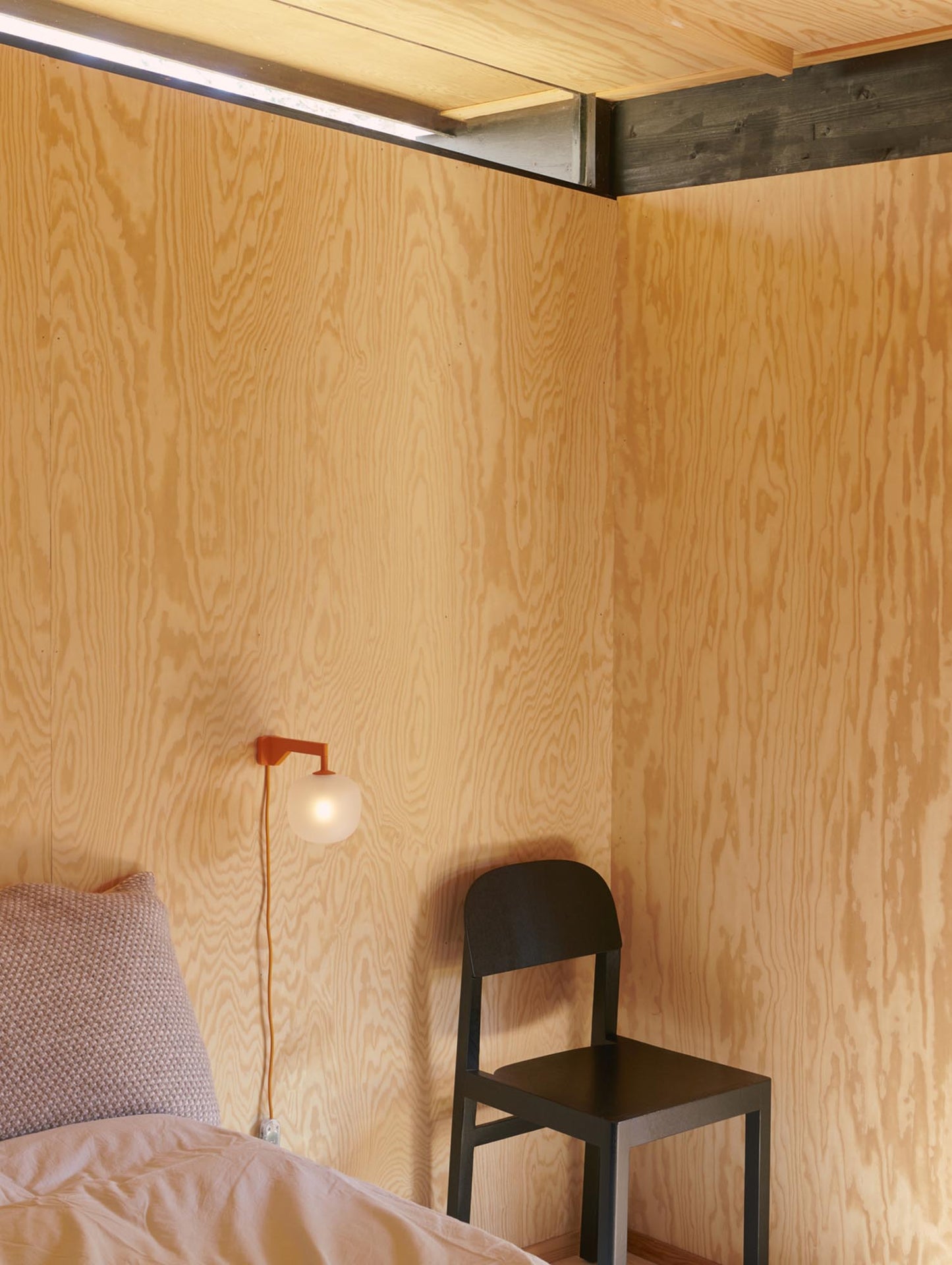 Orange Rime Wall Lamp by Muuto