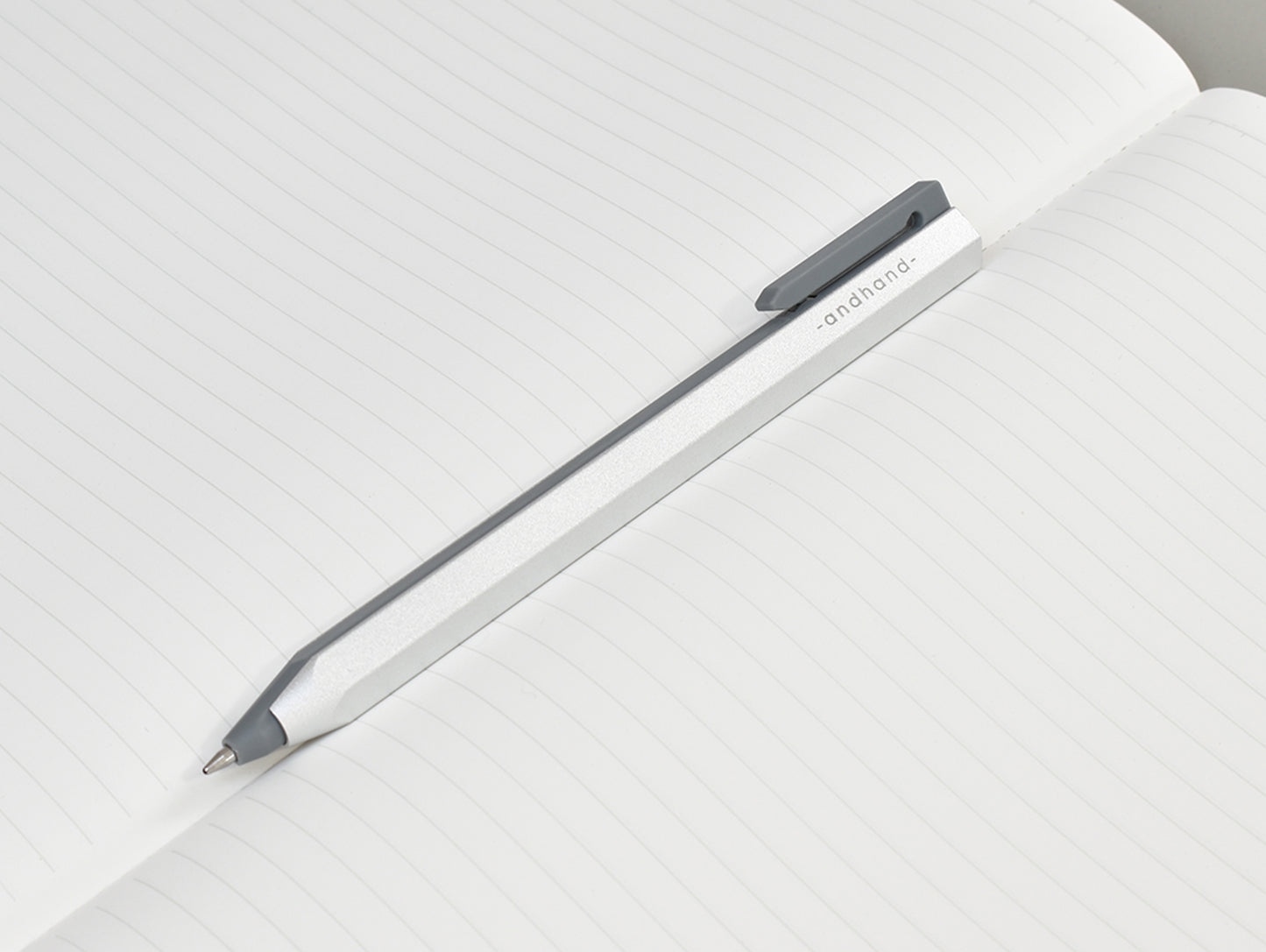 Core Retractable Pen by Andhand - Silver Lustre