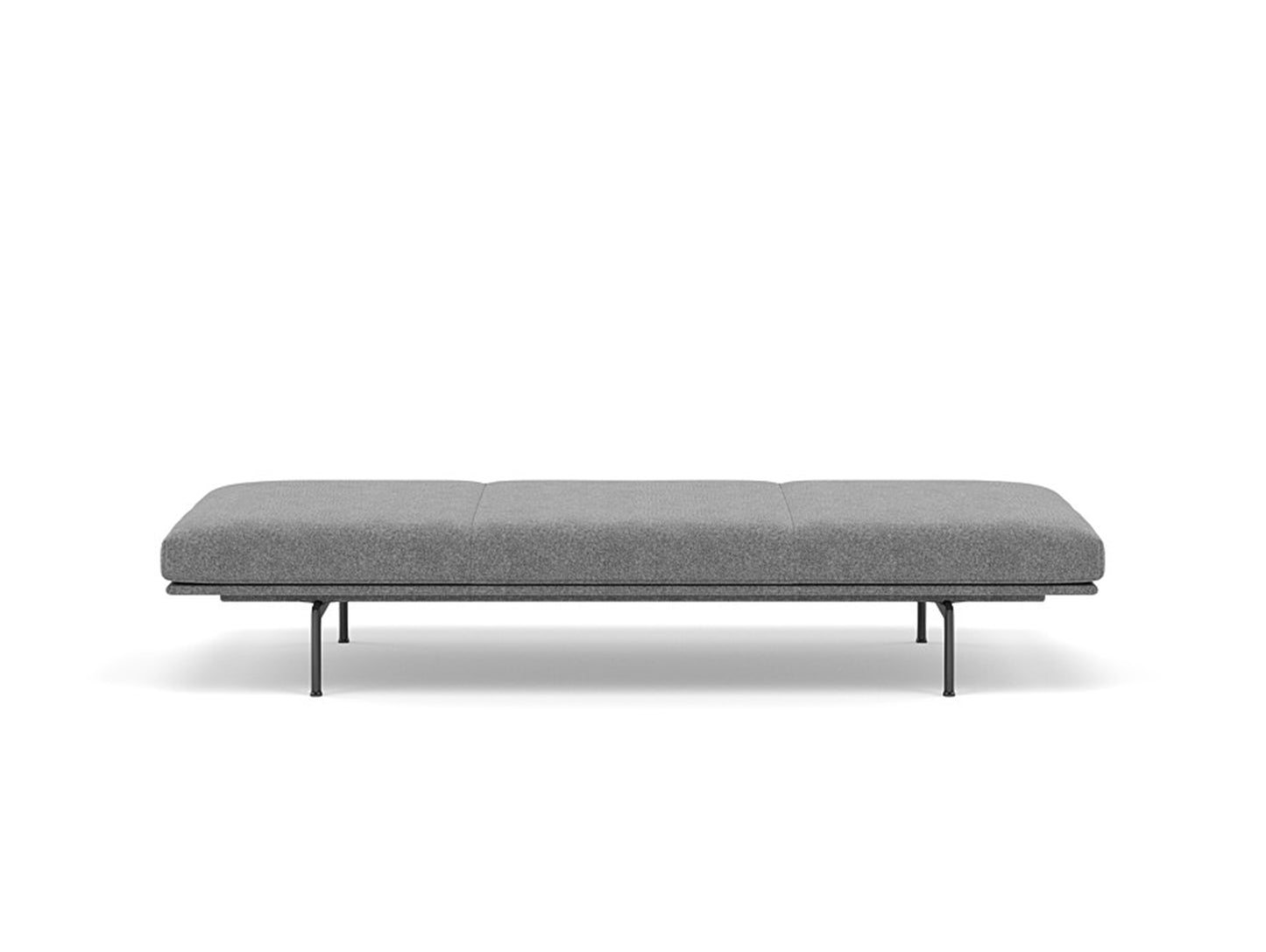 Outline Daybed - Black Aluminium Base / hallingdal 166