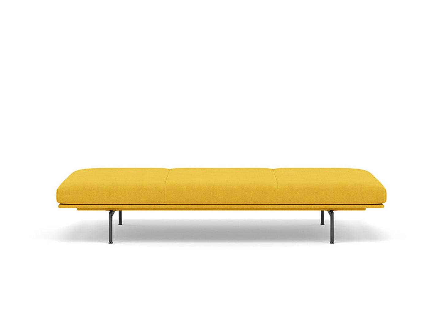 Outline Daybed - Black Aluminium Base / hallingdal 457