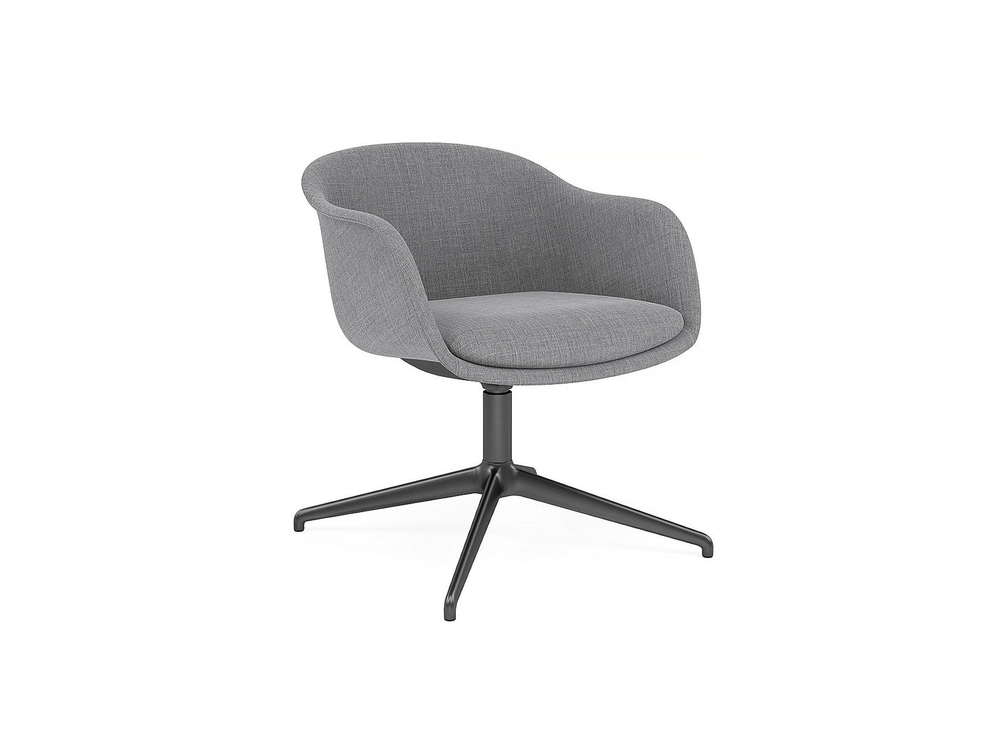 Fiber Conference Armchair with Swivel Base with Return by Muuto - remix 143