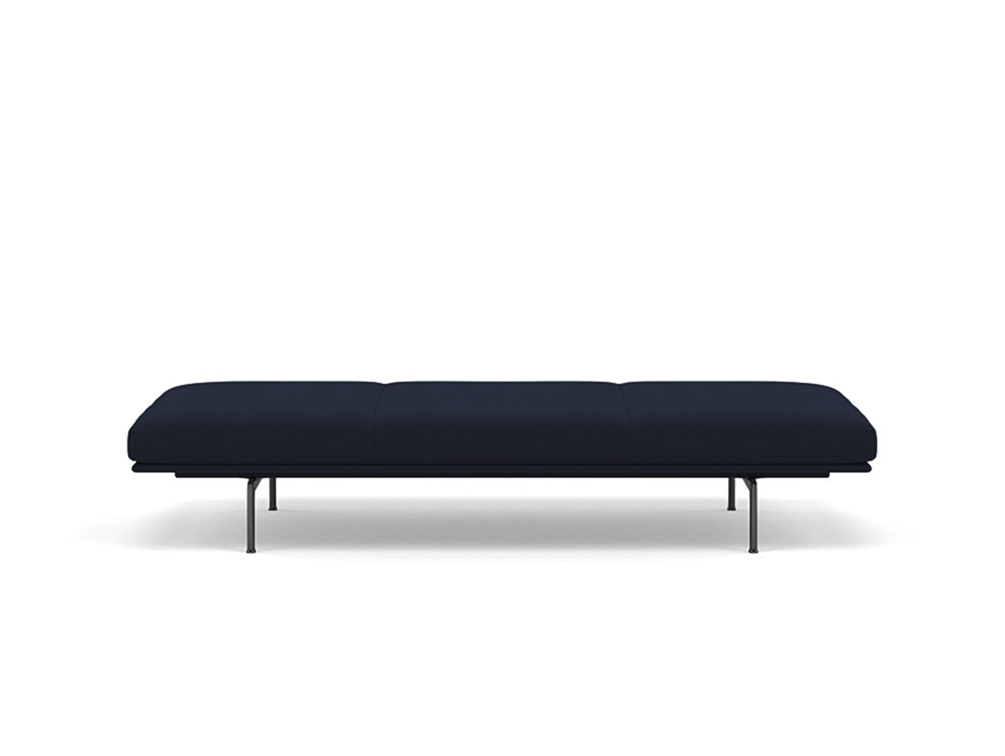 Outline Daybed - Black Aluminium Base / vidar 554