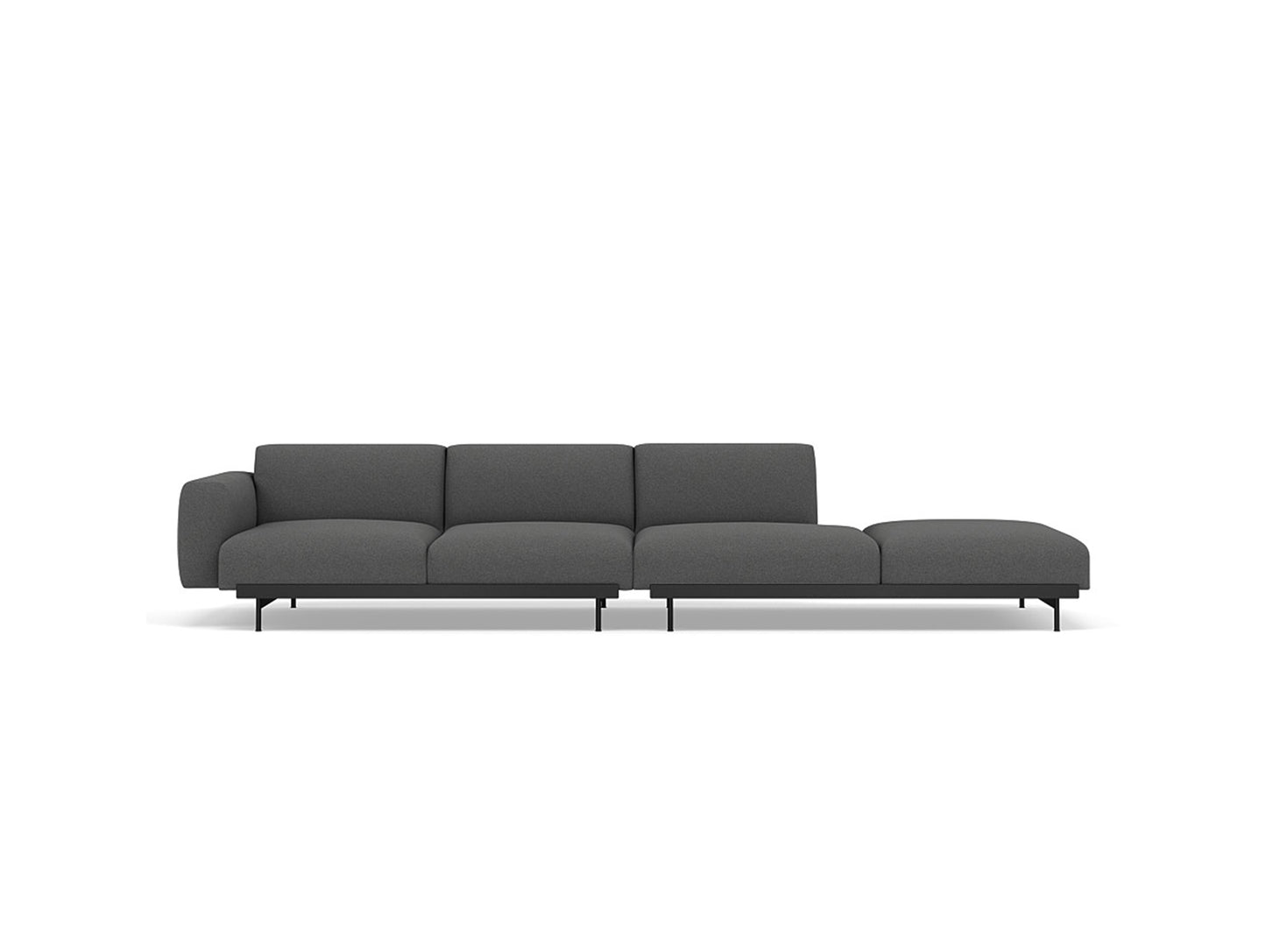 In Situ 4-Seater Modular Sofa by Muuto - Configuration 3 / Divina Melange 170
