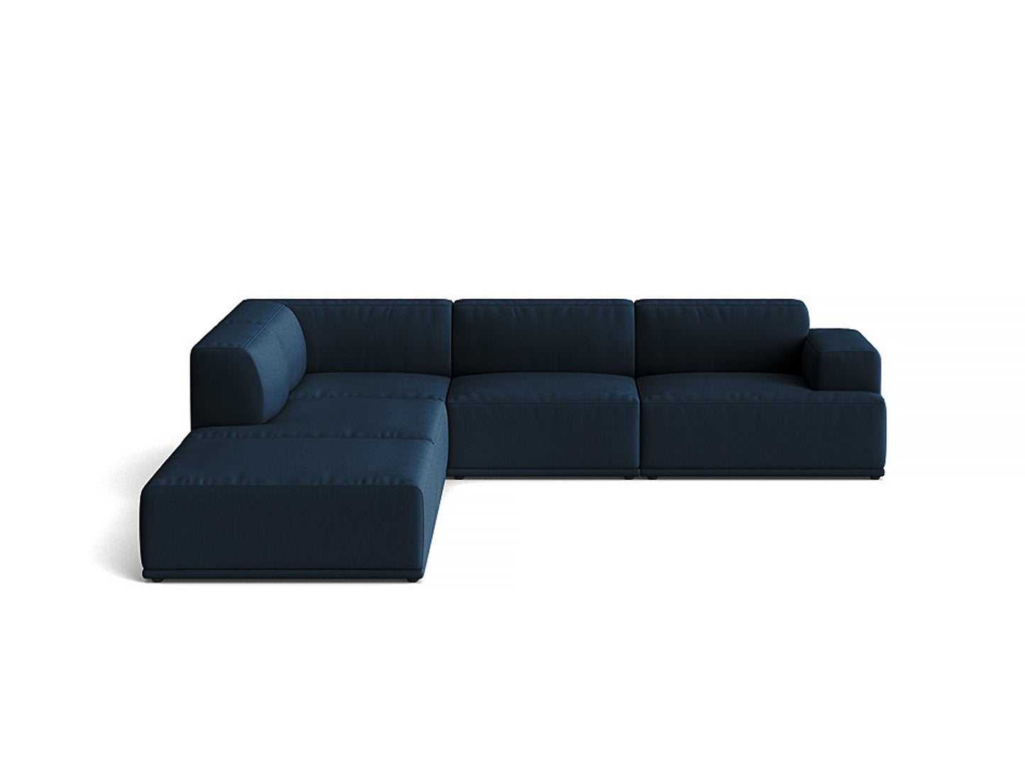 Connect Soft Corner Modular Sofa by Muuto - Configuration 1 / Steelcut Trio 796