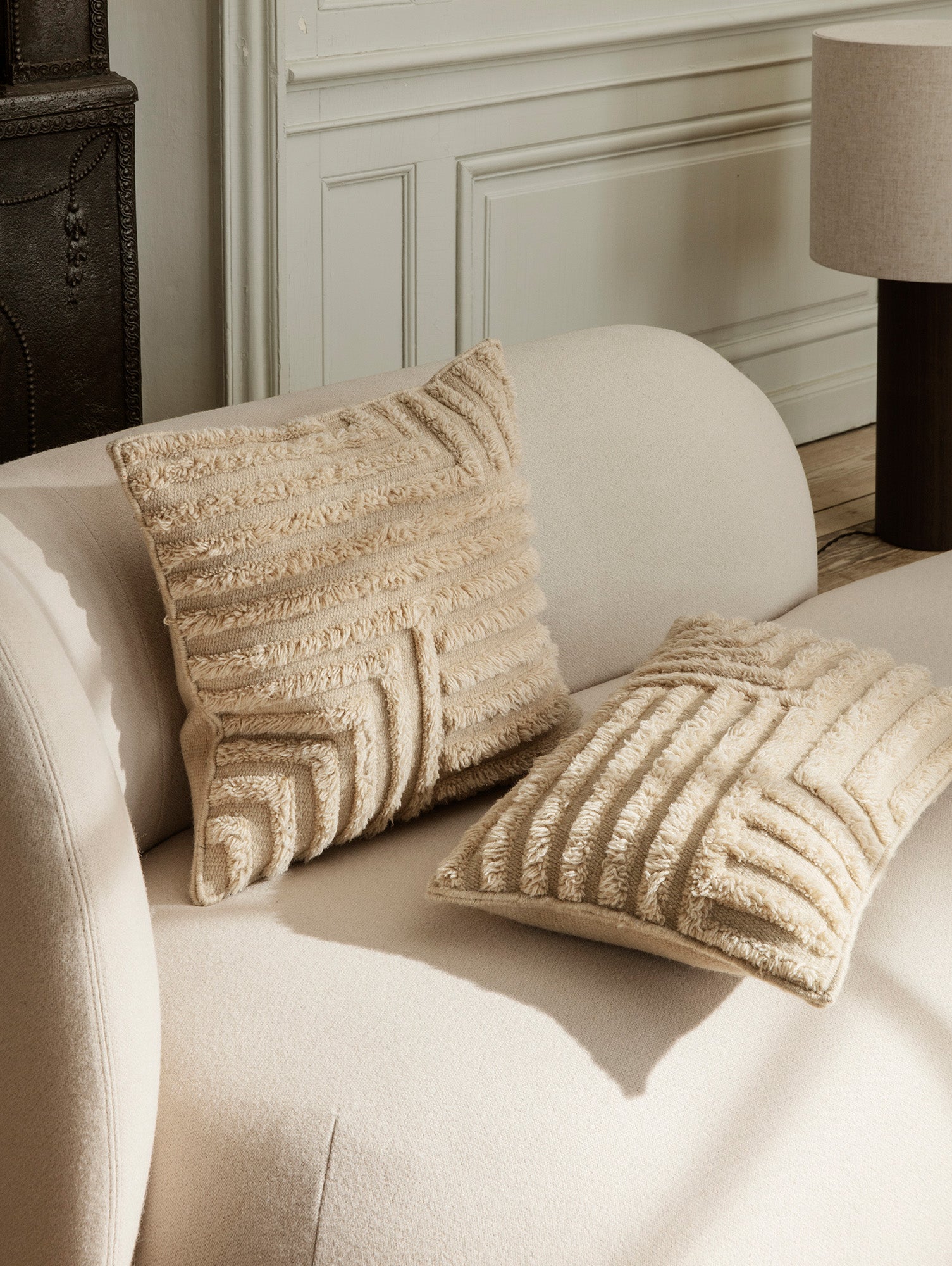 Rico Divan / Boucle Off-White / Left Backrest / by Ferm Living