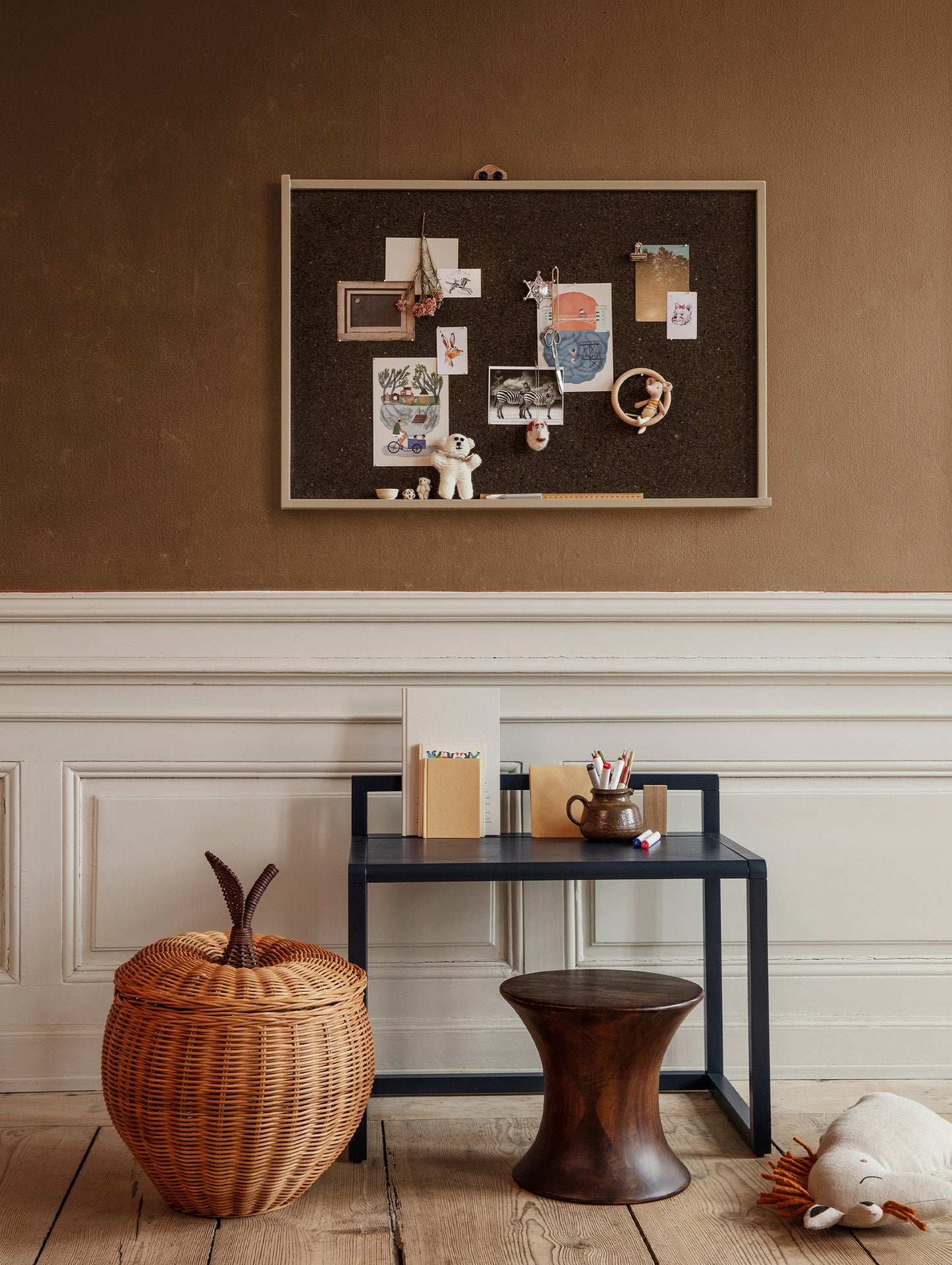 Dark Blue Little Architect Desk by Ferm Living