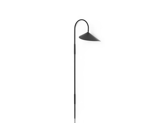 Black Arum Tall Wall Lamp by Ferm Living