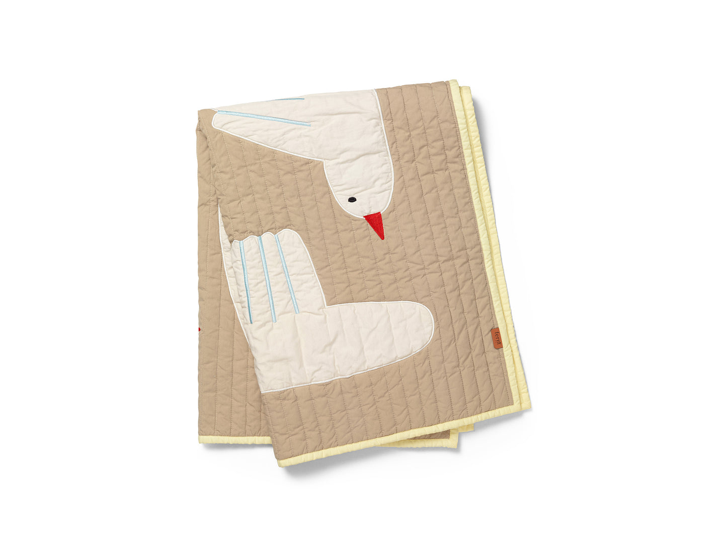 Bird Quilted Blanket by Ferm Living