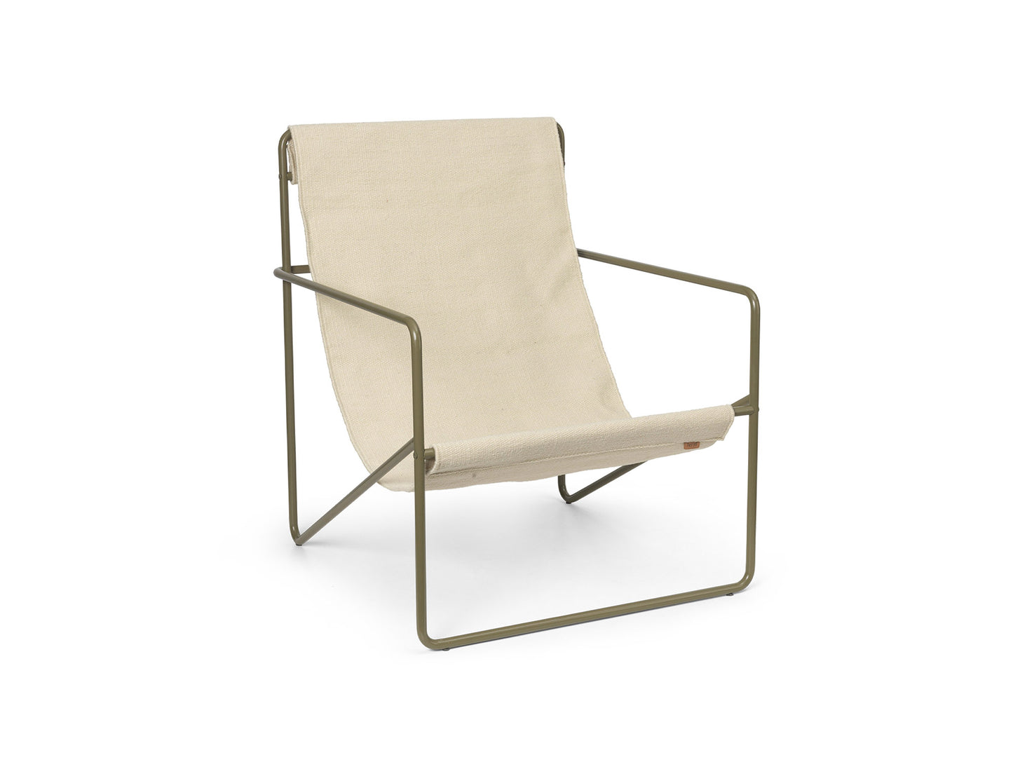 Desert Chair by Ferm Living - Cloud / Olive Frame