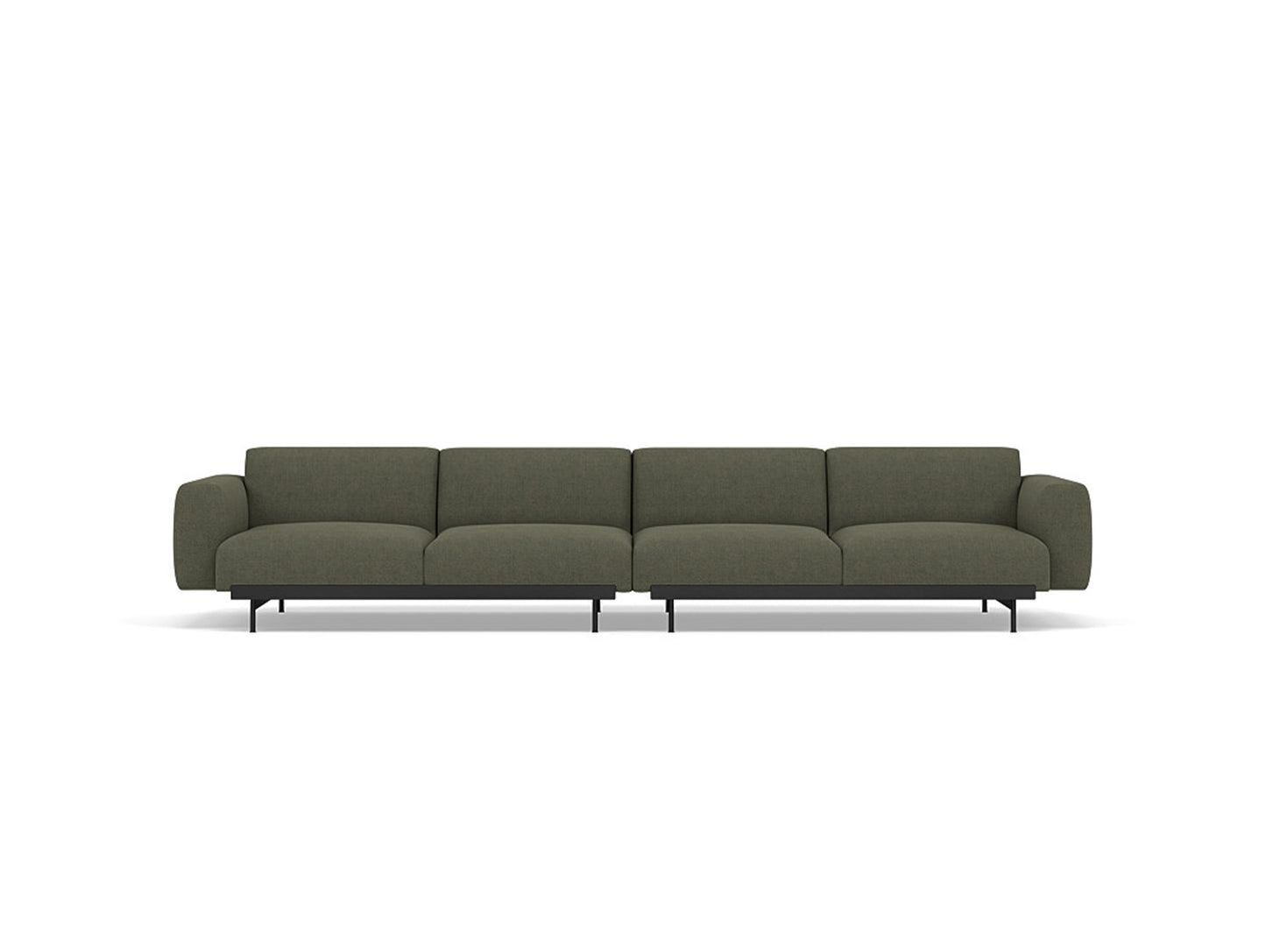 In Situ 4-Seater Modular Sofa by Muuto - Configuration 1 / Fiord 961