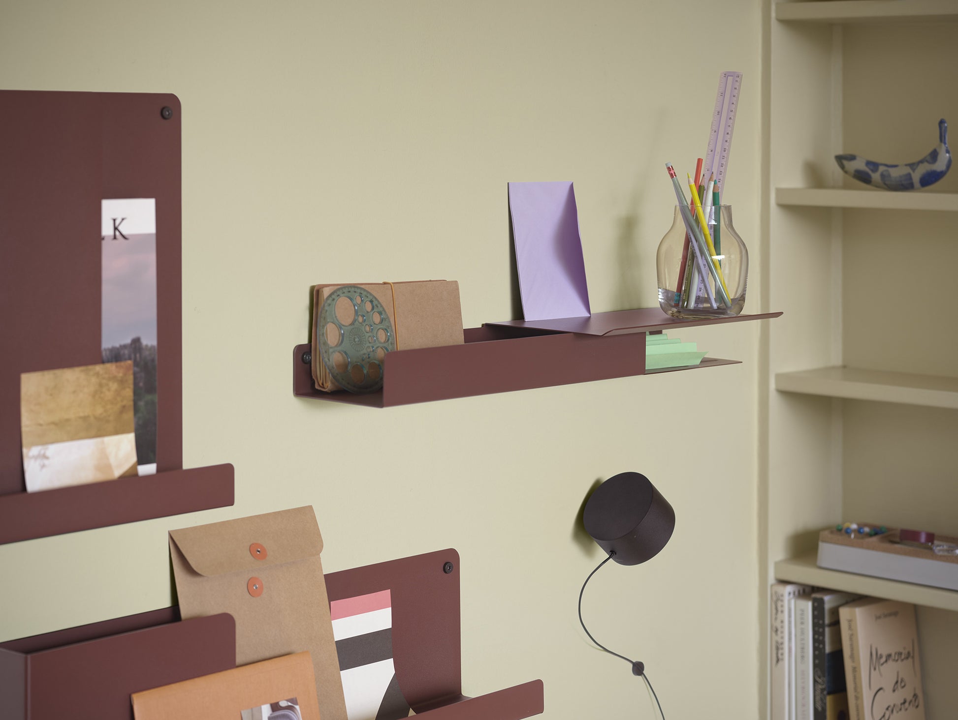 Folded Shelves by Muuto - Deep Red