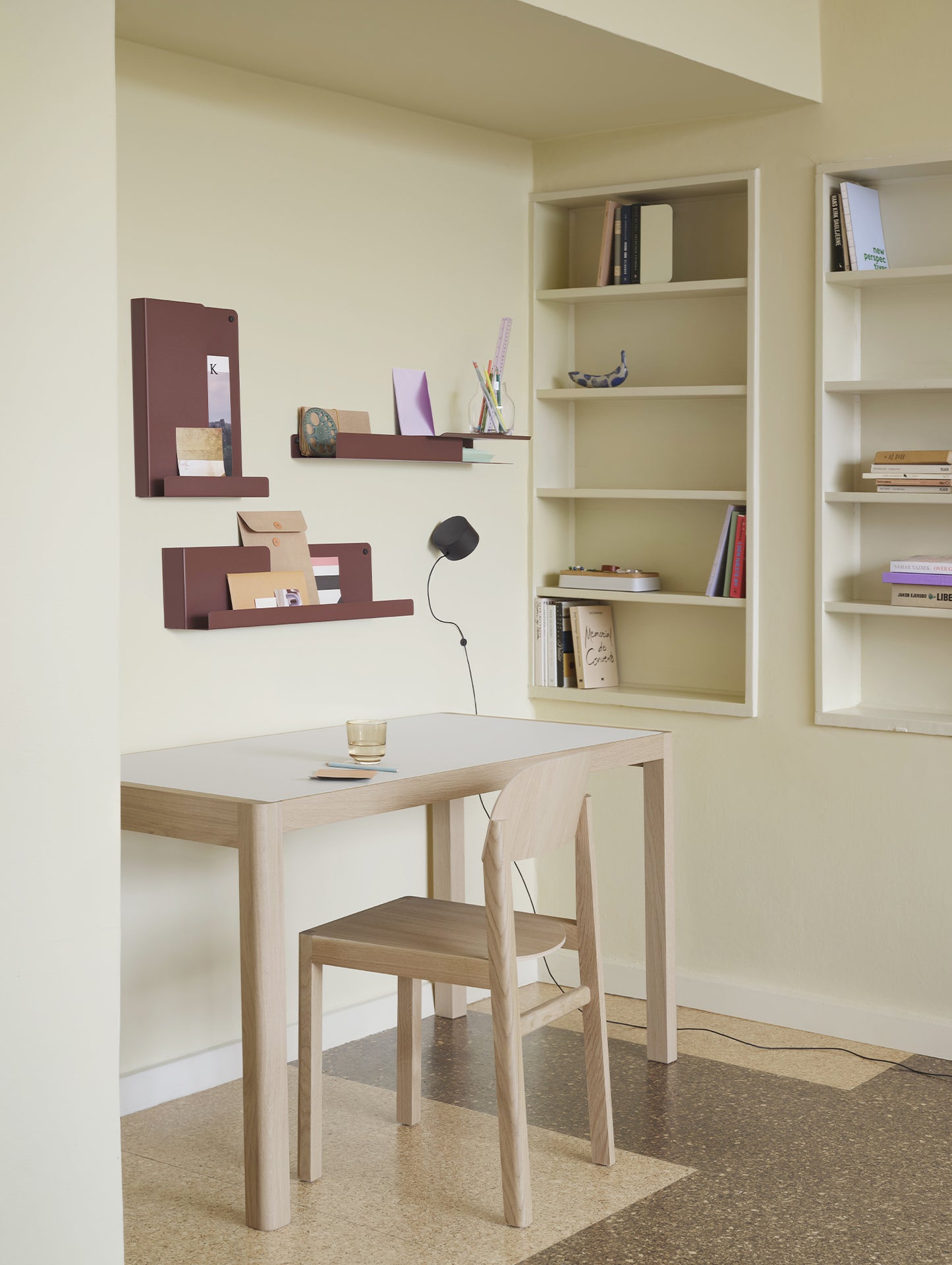 Folded Shelves by Muuto - Deep Red