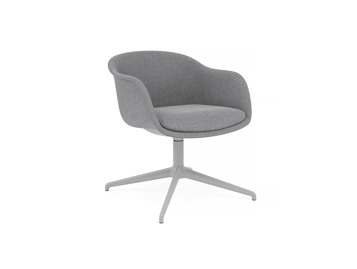 Fiber Conference Armchair with Swivel Base with Return by Muuto -  remix 143