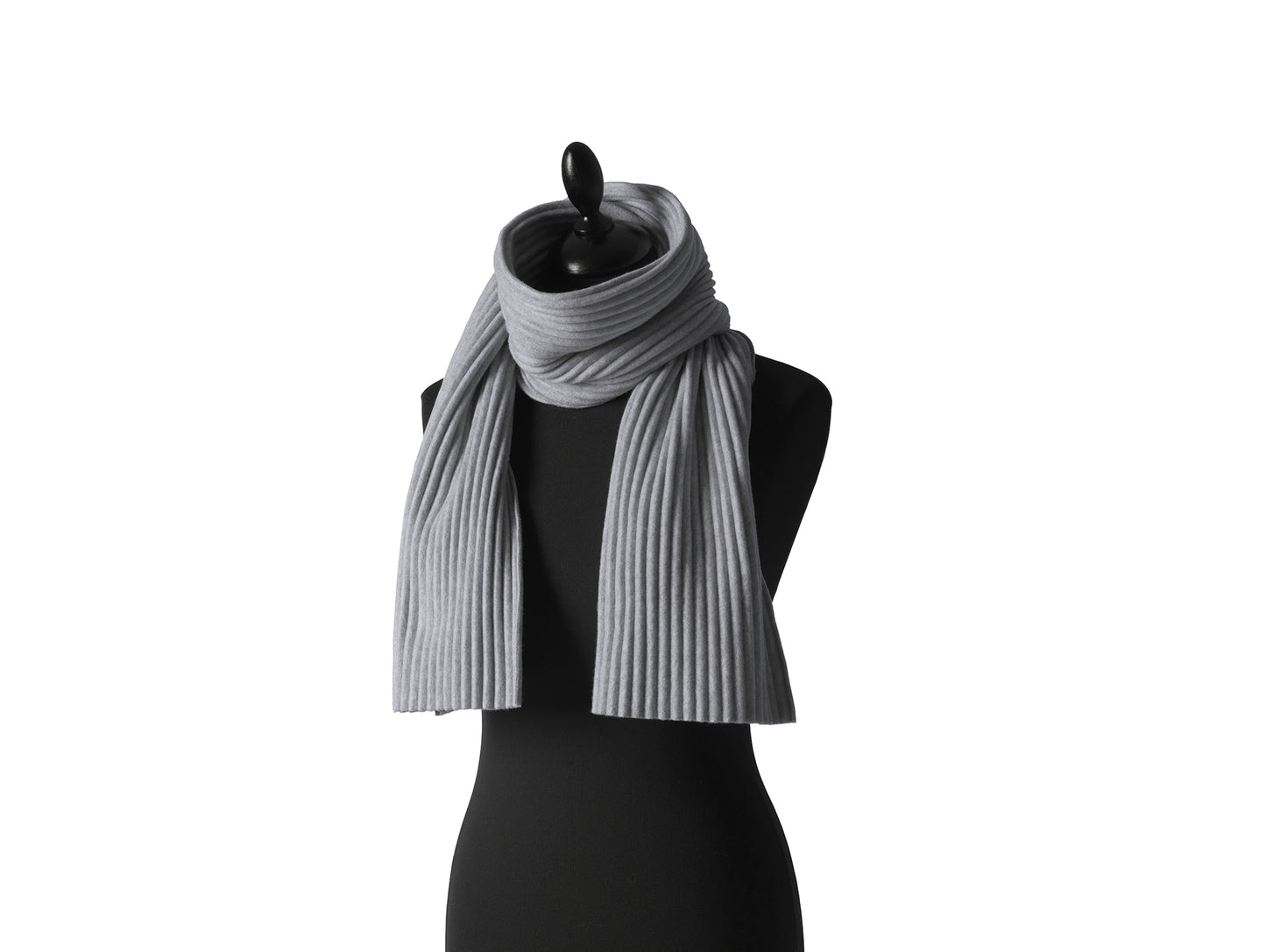 Pleece Short Scarf by Design House Stockholm - Light Grey