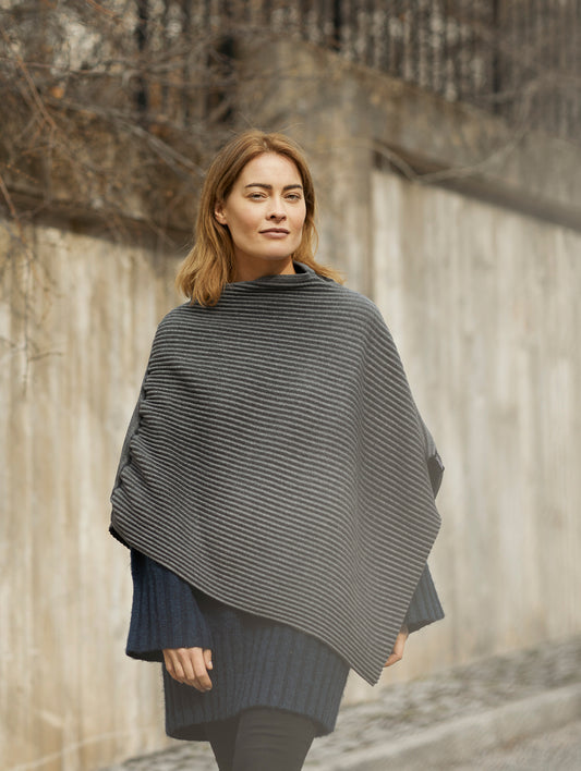 Pleece Short Poncho by Design House Stockholm