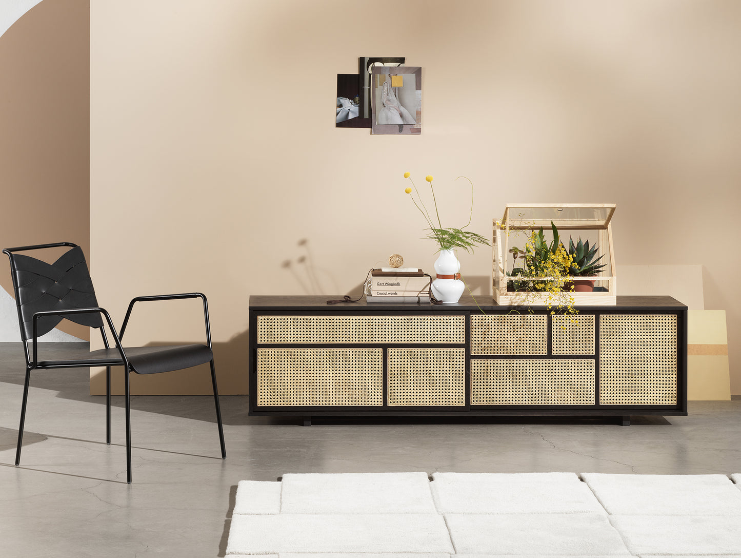 Air Sideboard Low by Design House Stockholm - Black