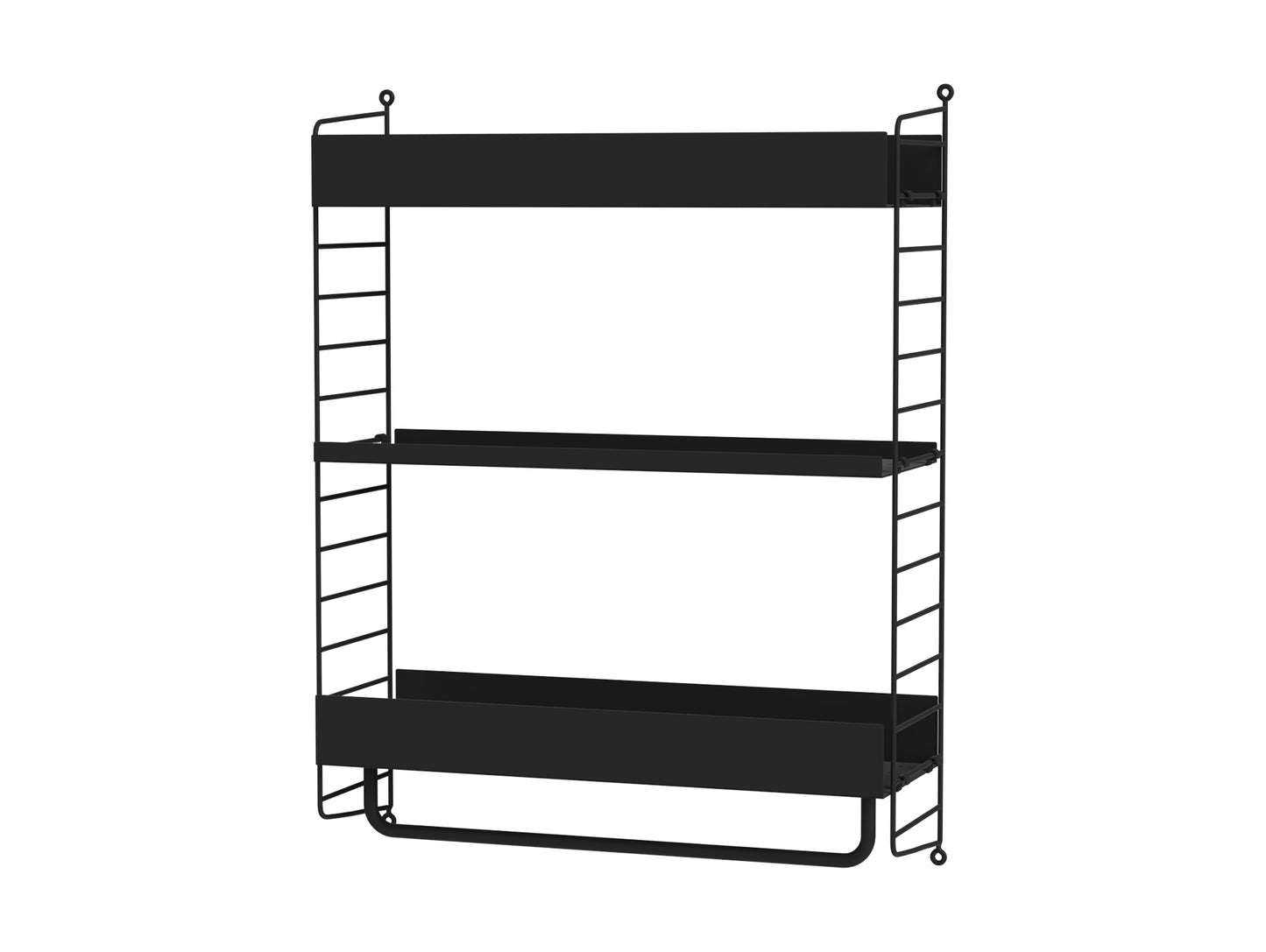 Kitchen Combination E by String - black