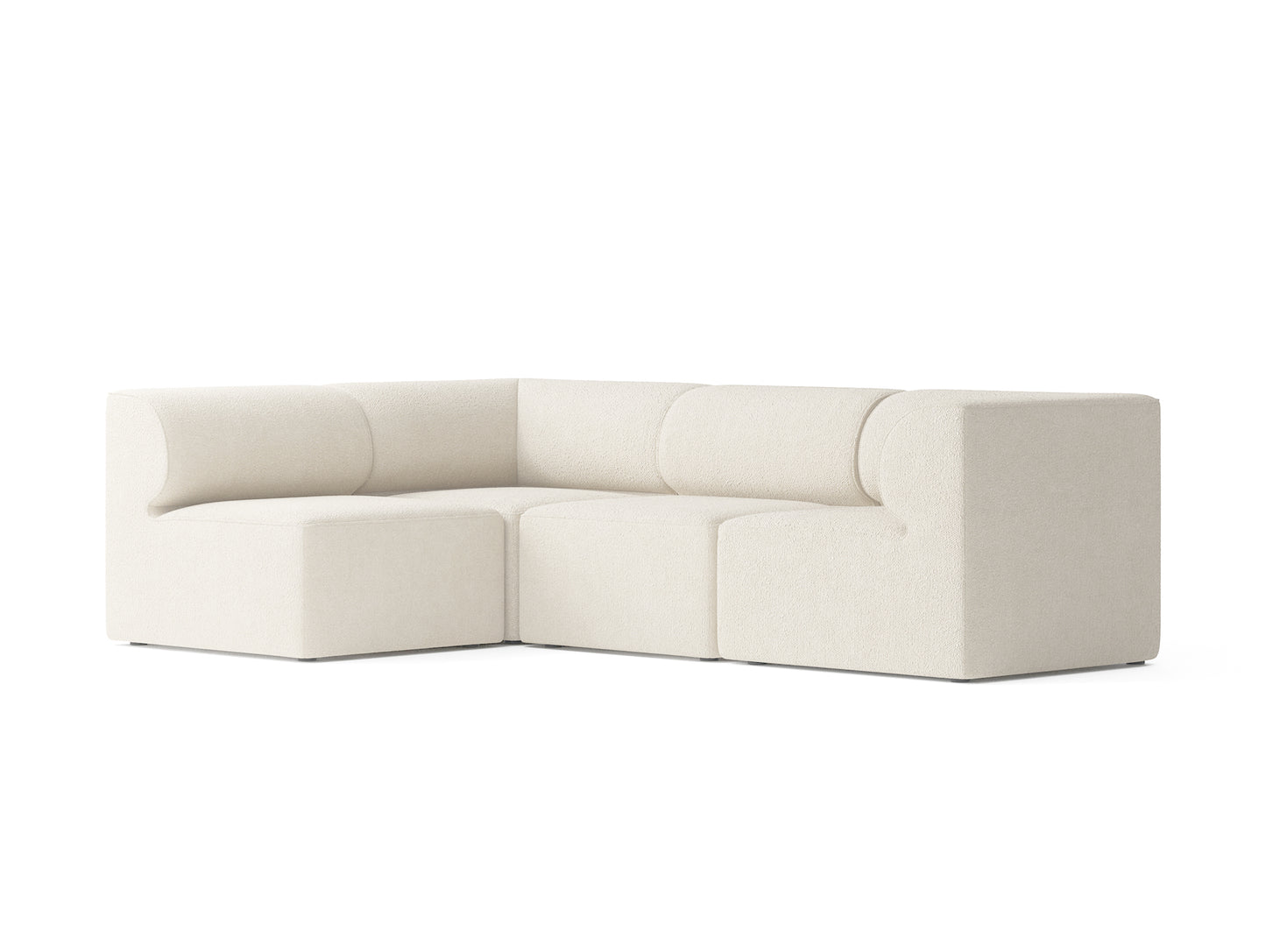 Eave 4-Seater Corner Modular Sofa 86 - Left Section /  boucle  24