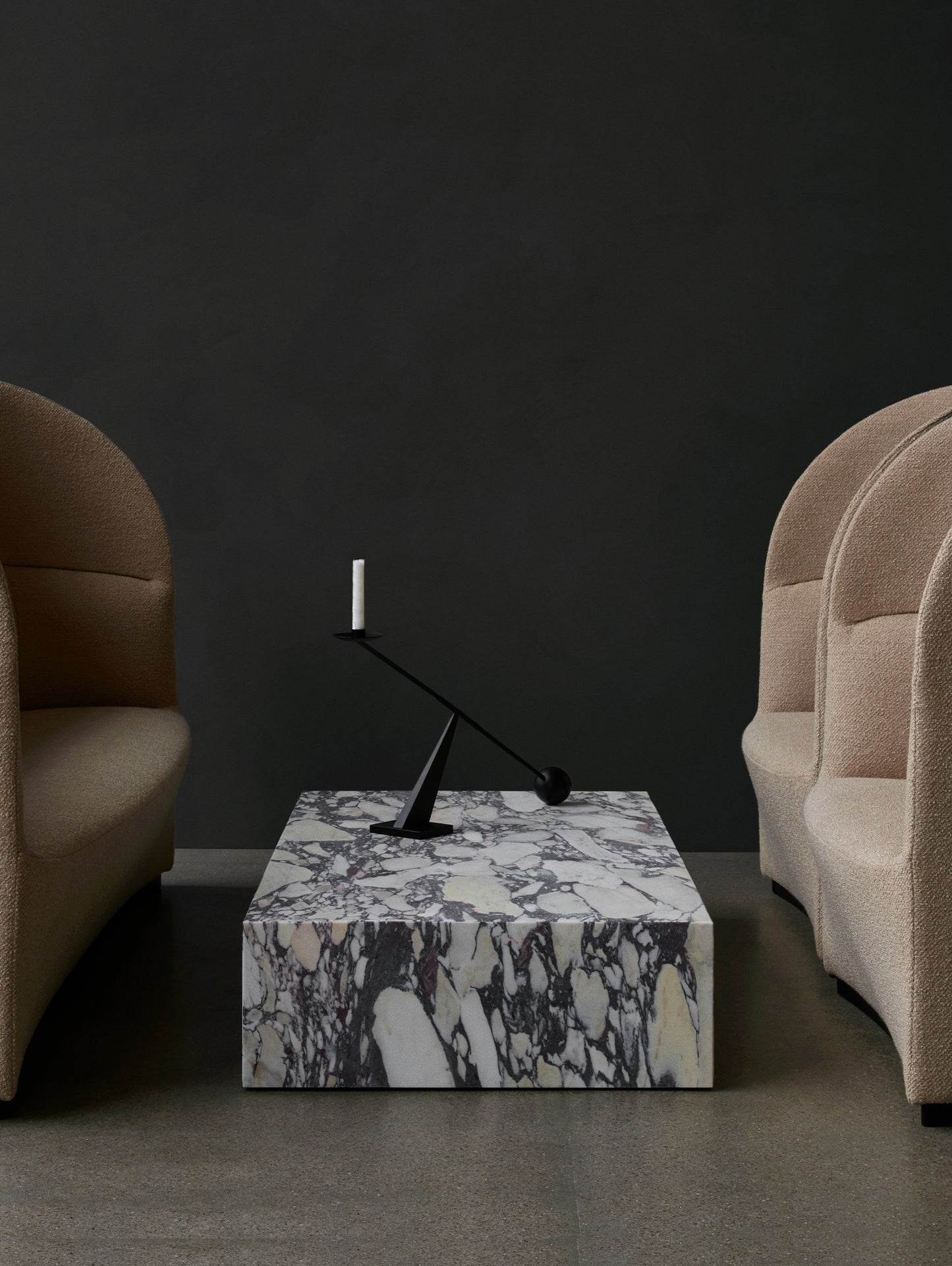 Marble Plinth Grand - Calacatta Viola Marble - by Menu