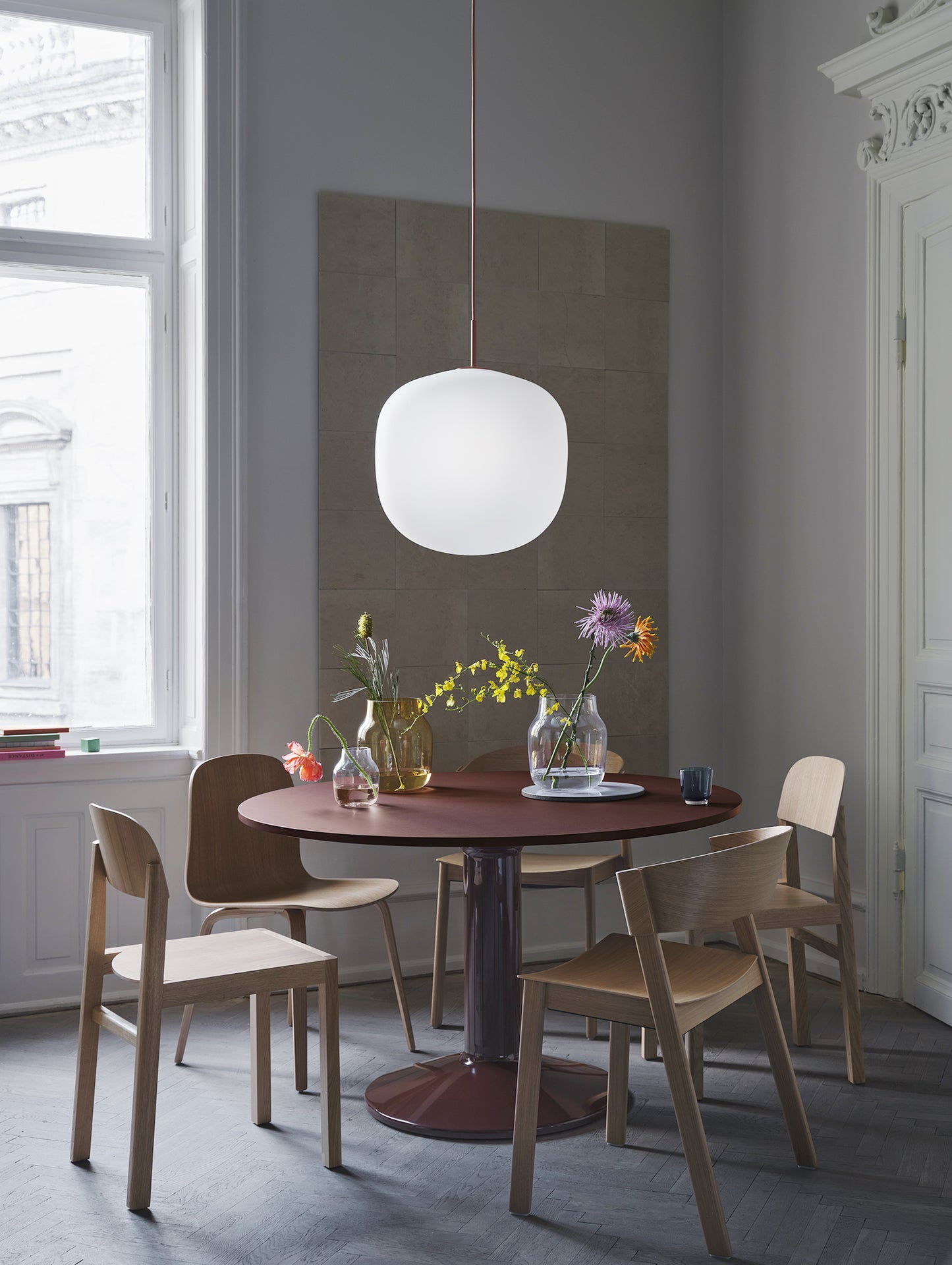 Visu Chair Wood Base by Muuto - Natural Oak