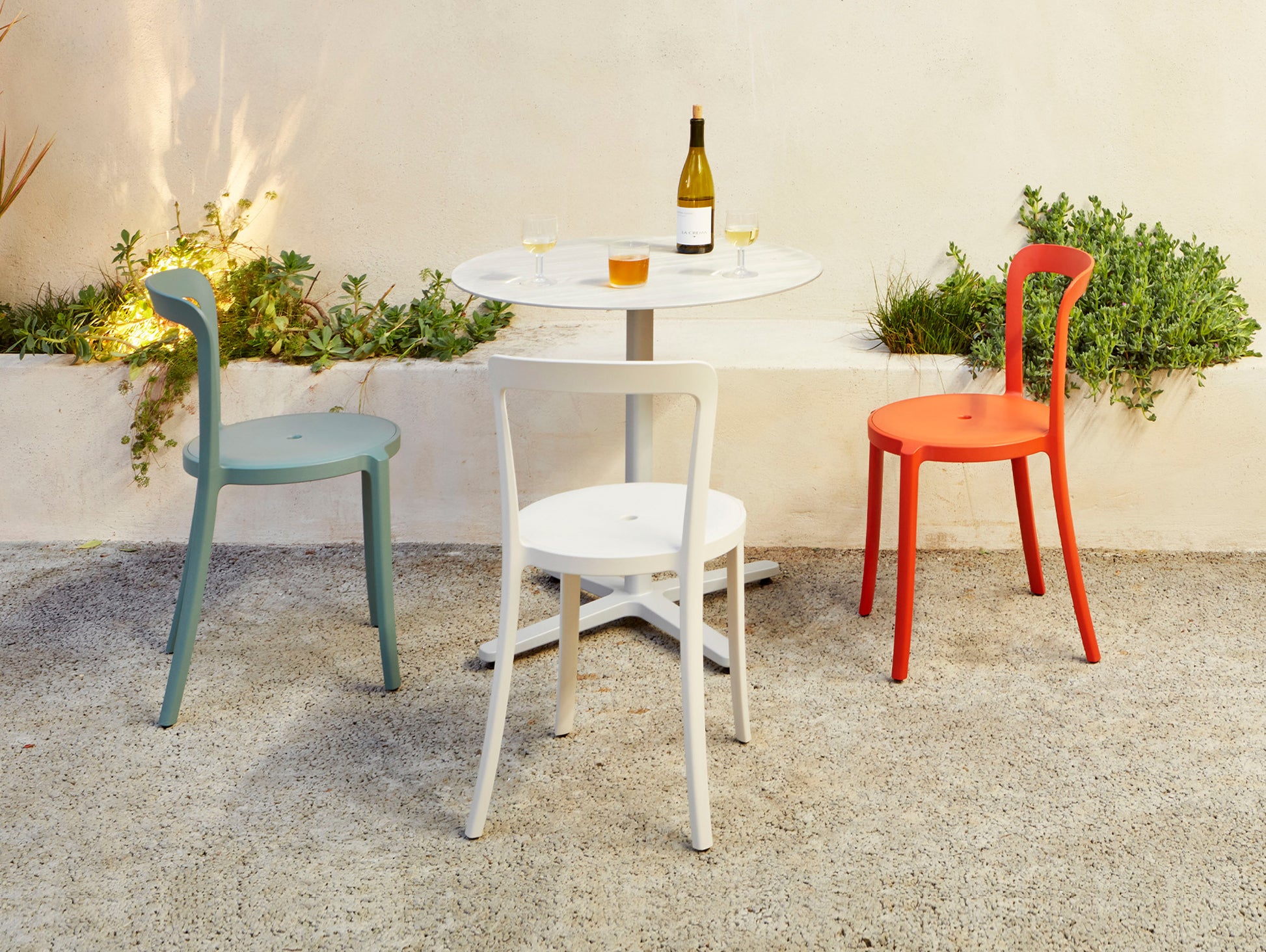 On & On Chair - Recycled Plastic Seat by Emeco