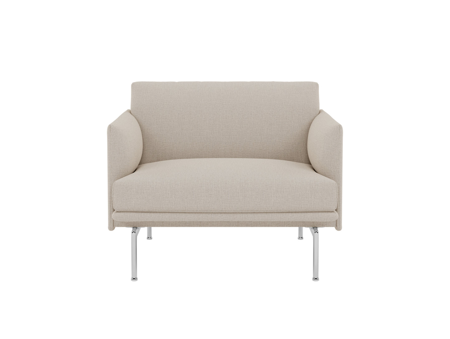 Outline Chair by Muuto - Aluminium Base / Clara 144
