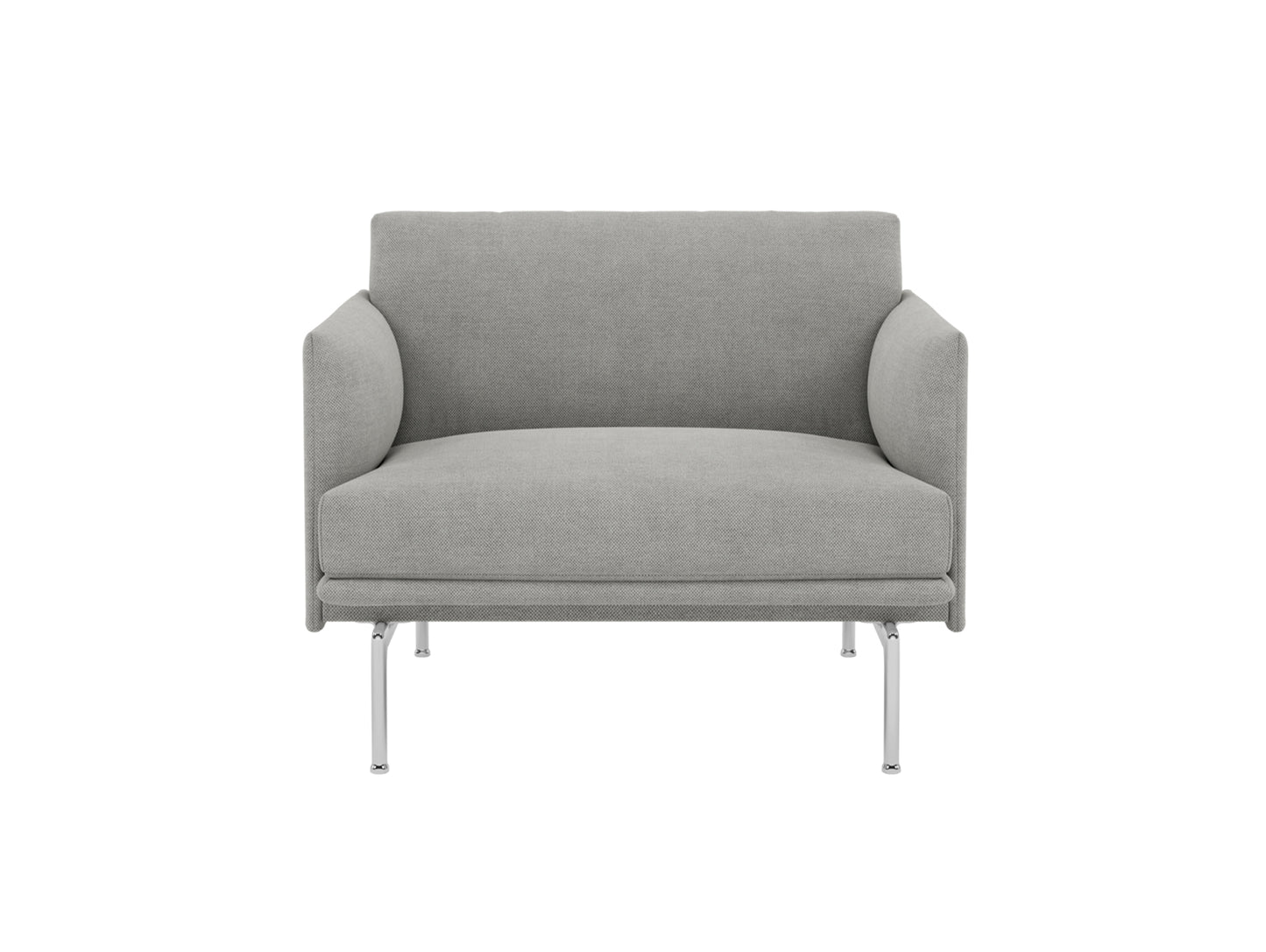 Outline Chair by Muuto - Aluminium Base / Fiord 151