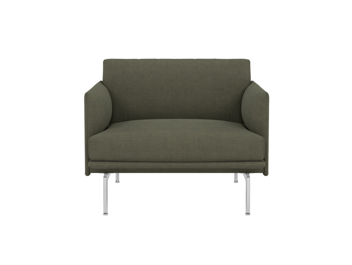 Outline Chair by Muuto - Aluminium Base / Fiord 961