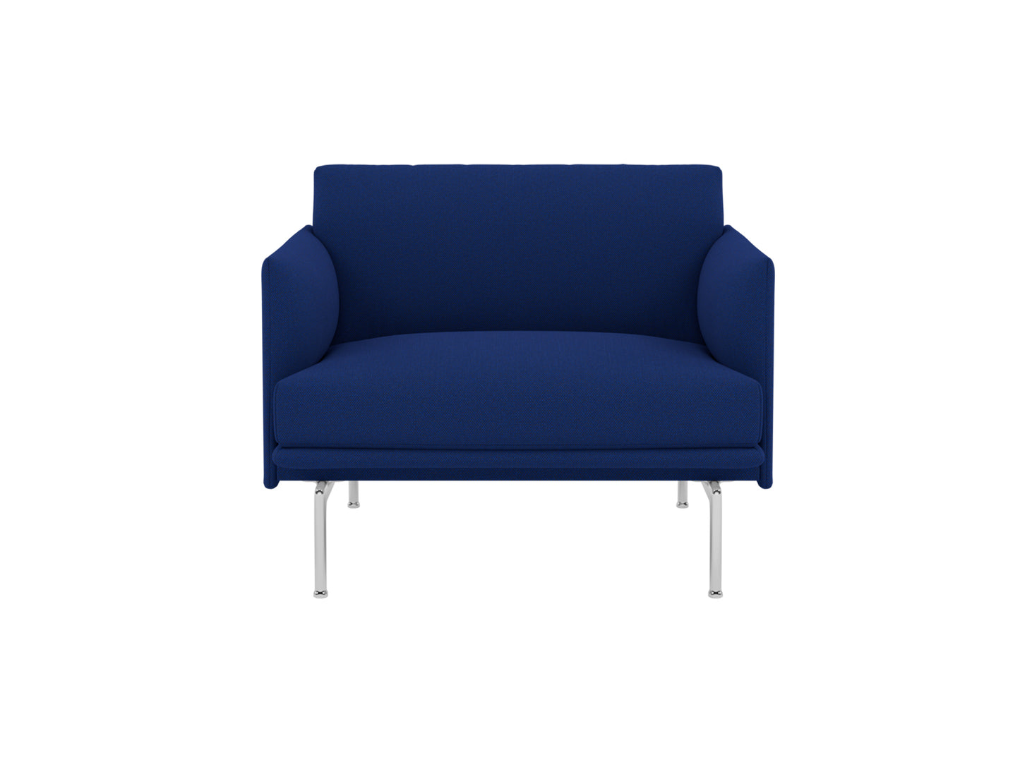 Outline Chair by Muuto - Aluminium Base / Hallingdal 754